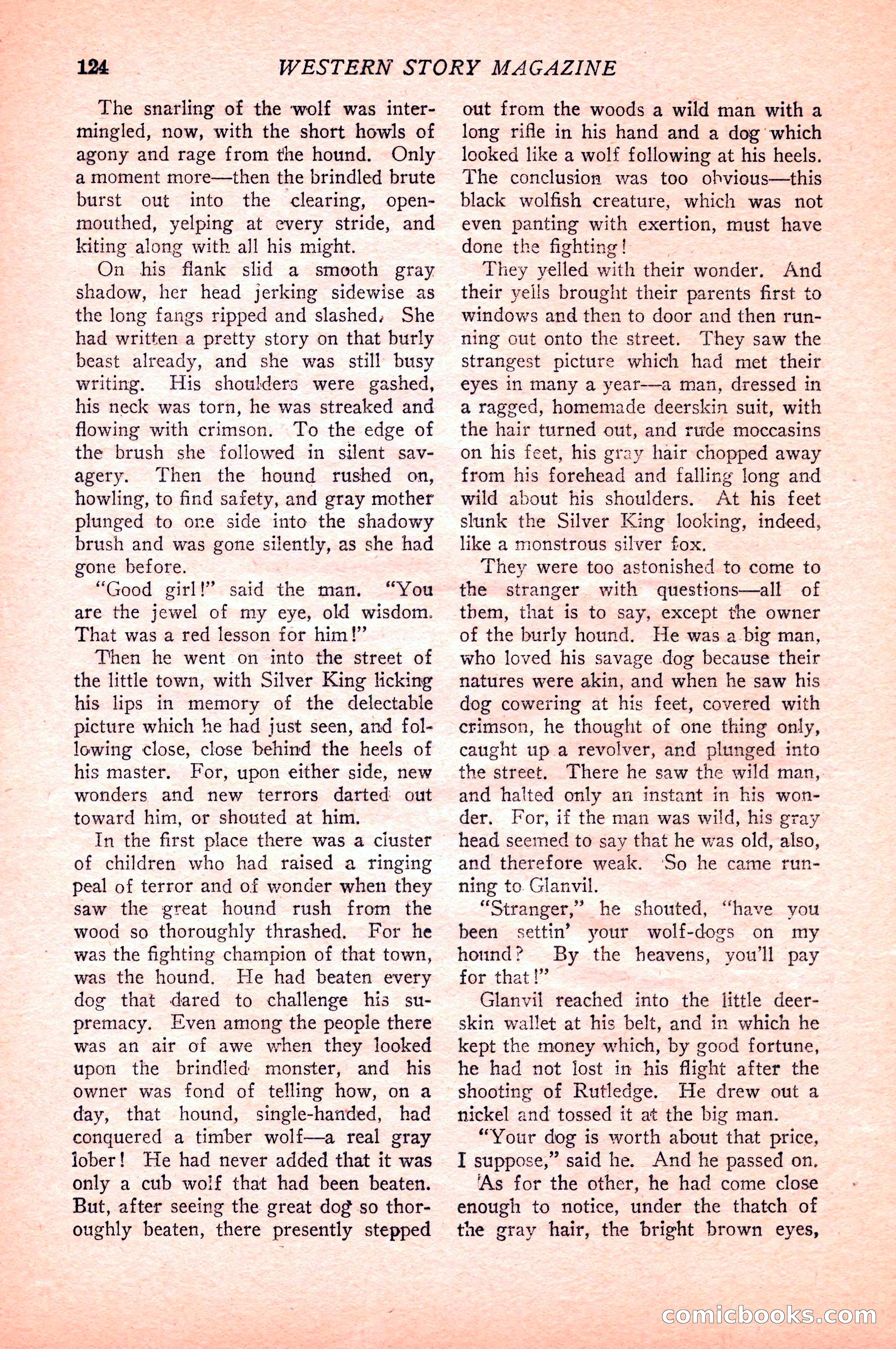 Western Story Magazine — page 126 of 148