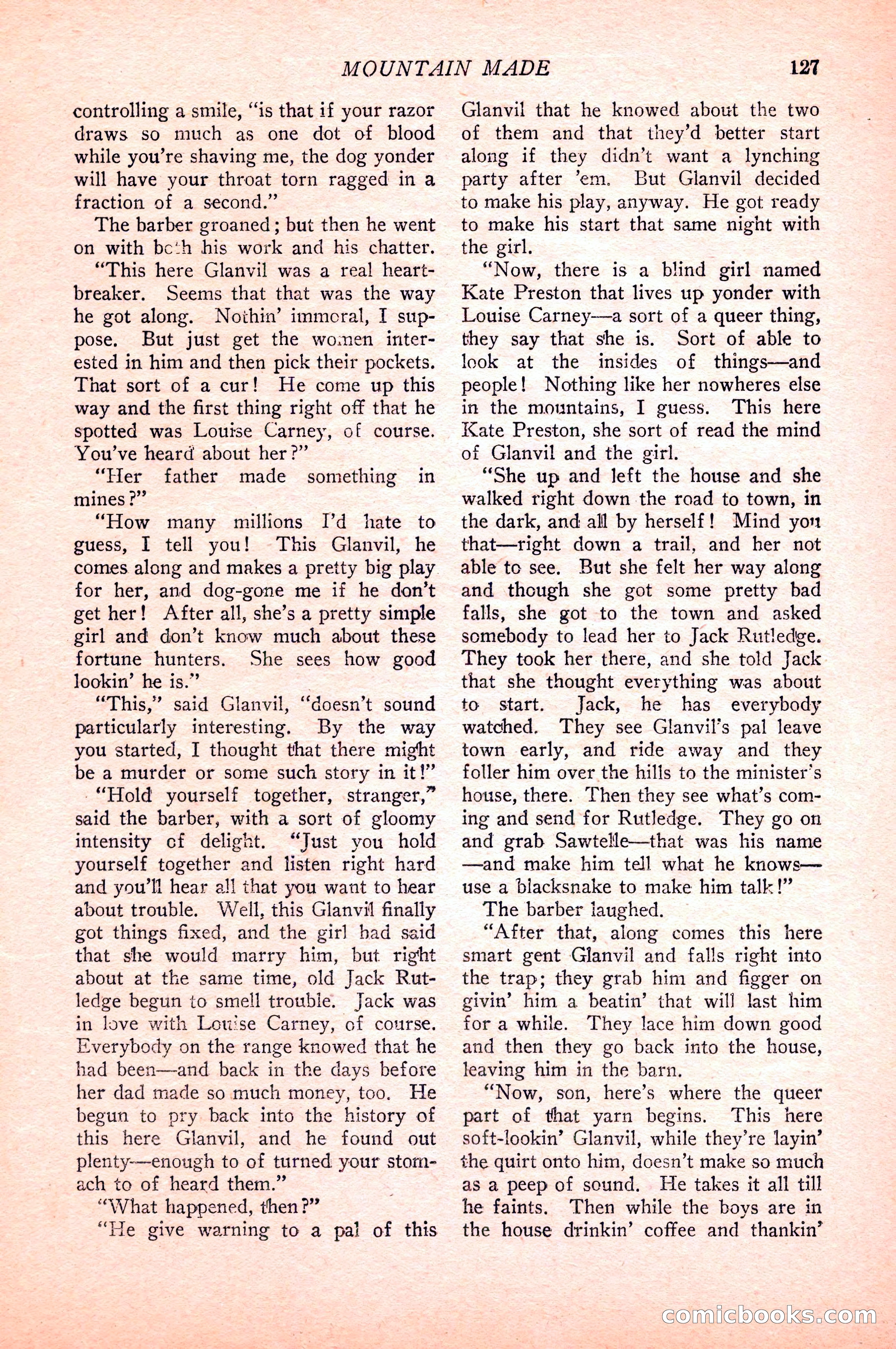 Western Story Magazine — page 129 of 148
