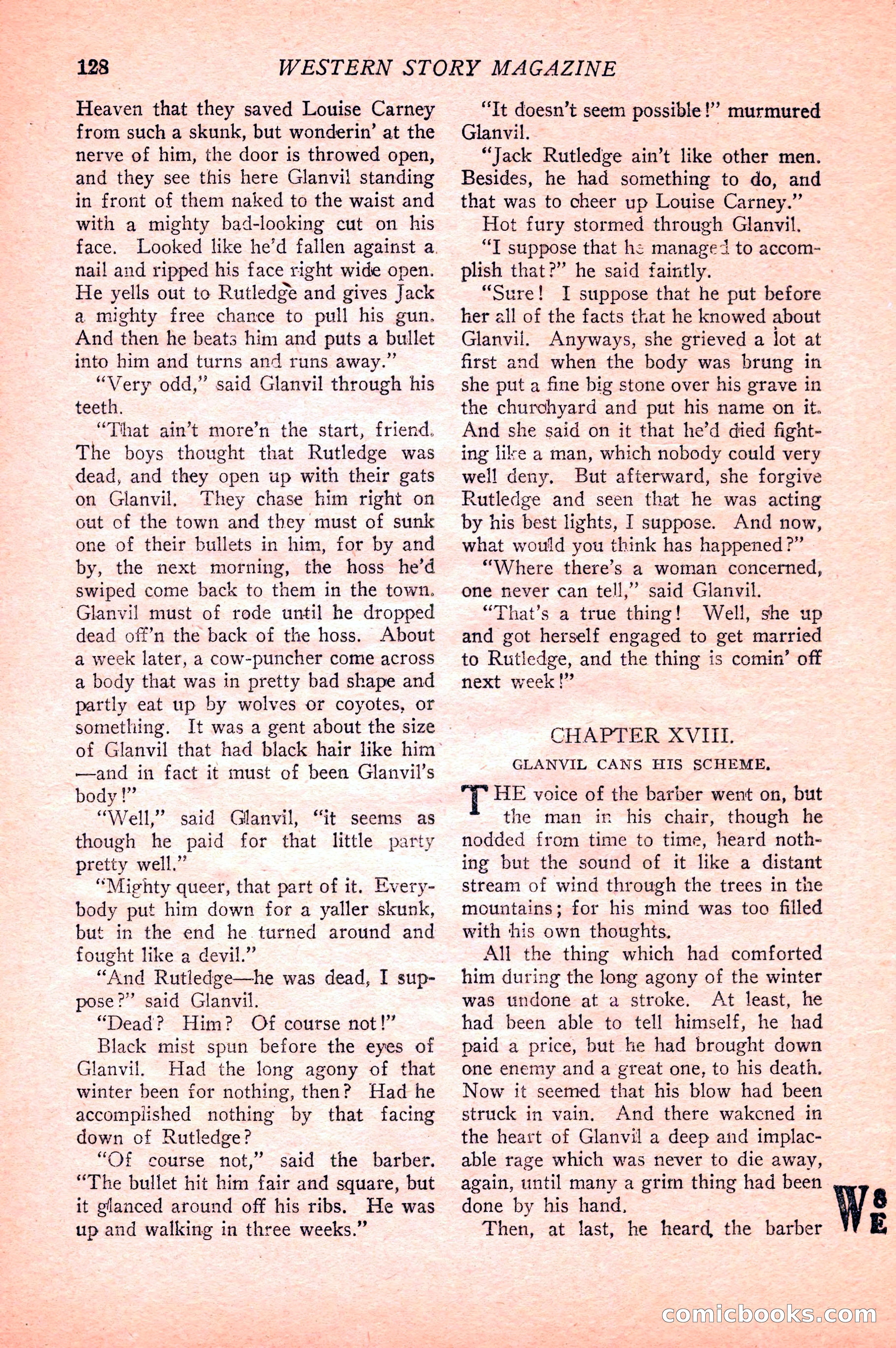 Western Story Magazine — page 130 of 148