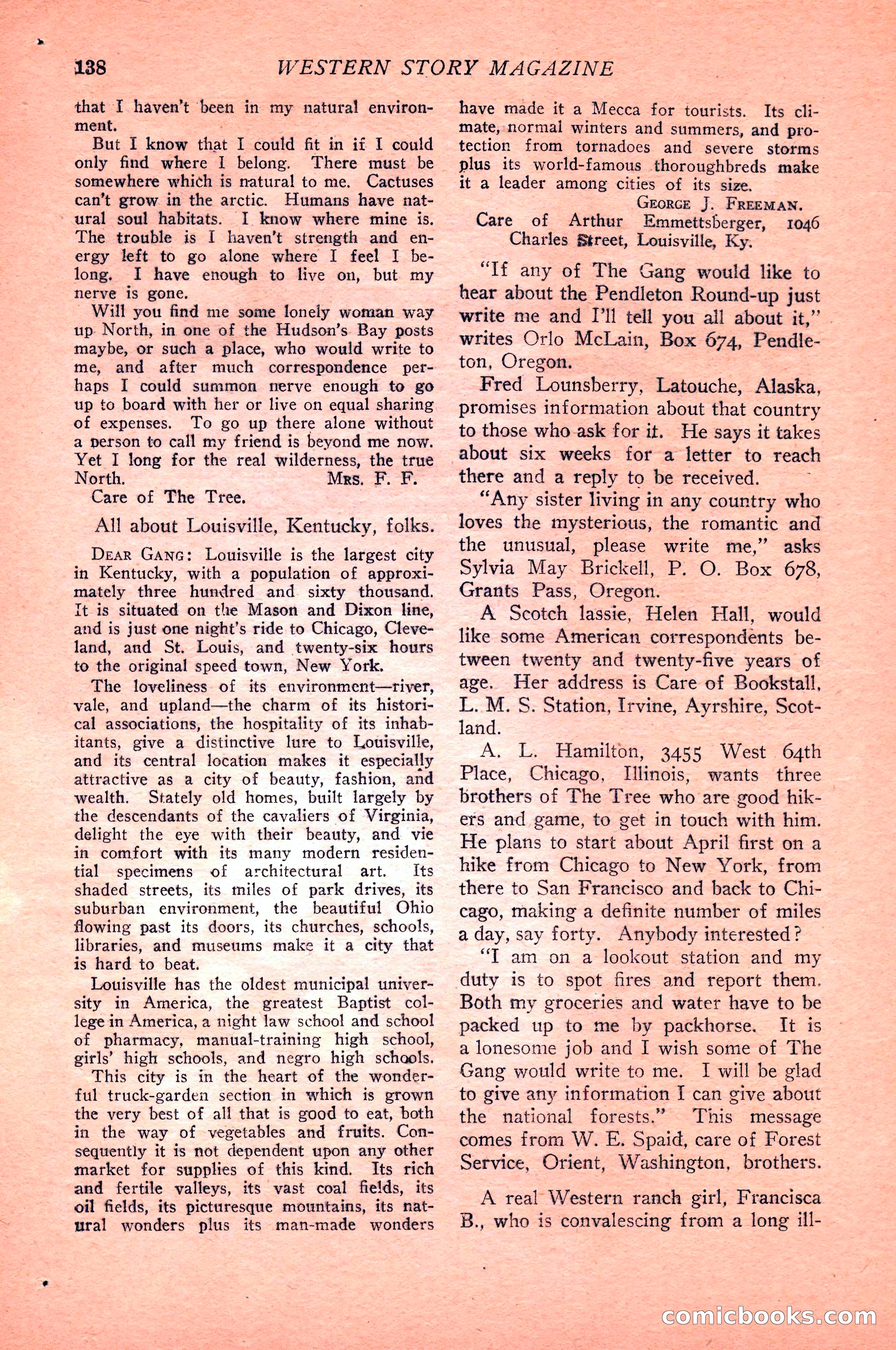 Western Story Magazine — page 140 of 148