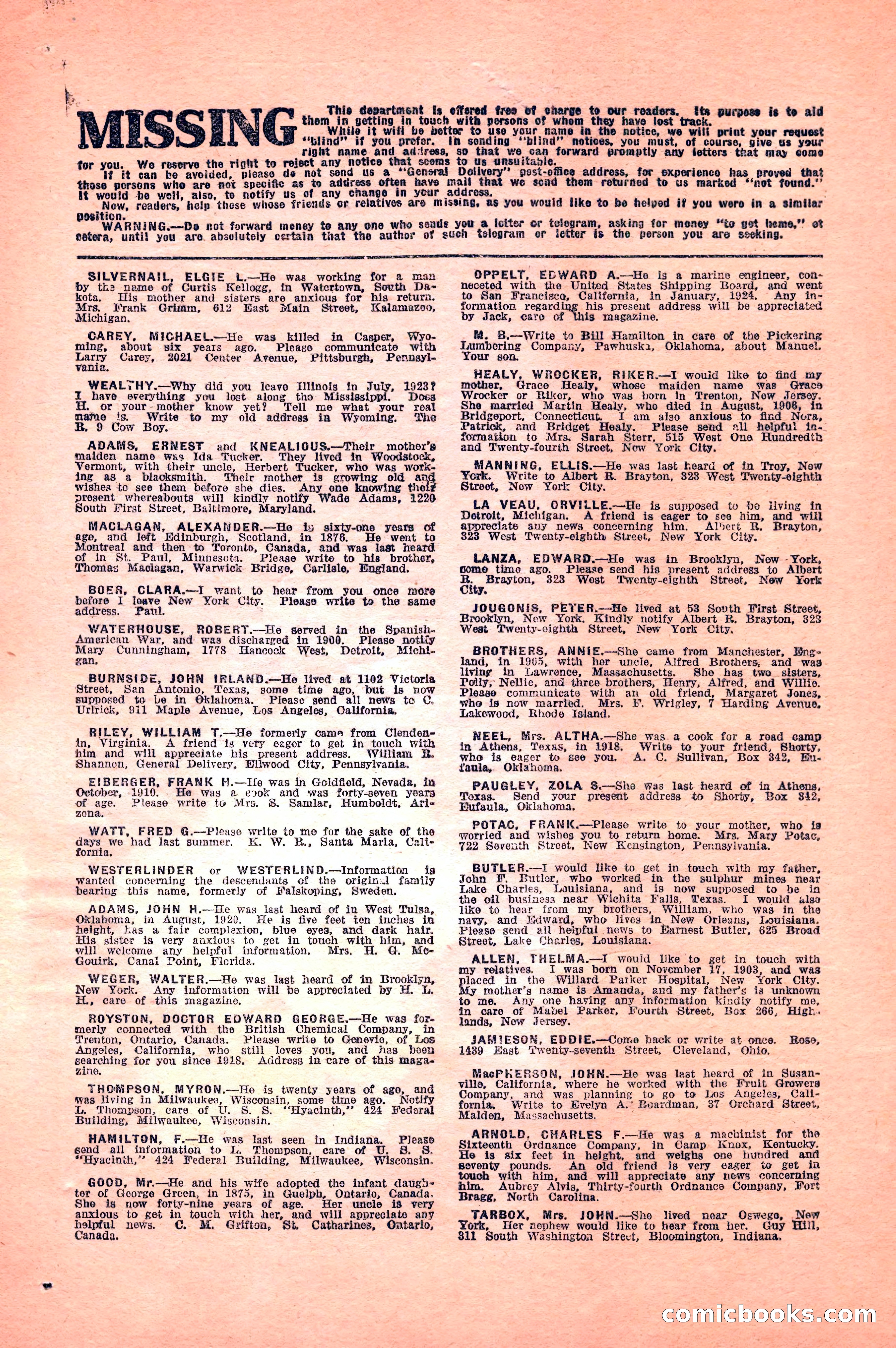 Western Story Magazine — page 144 of 148