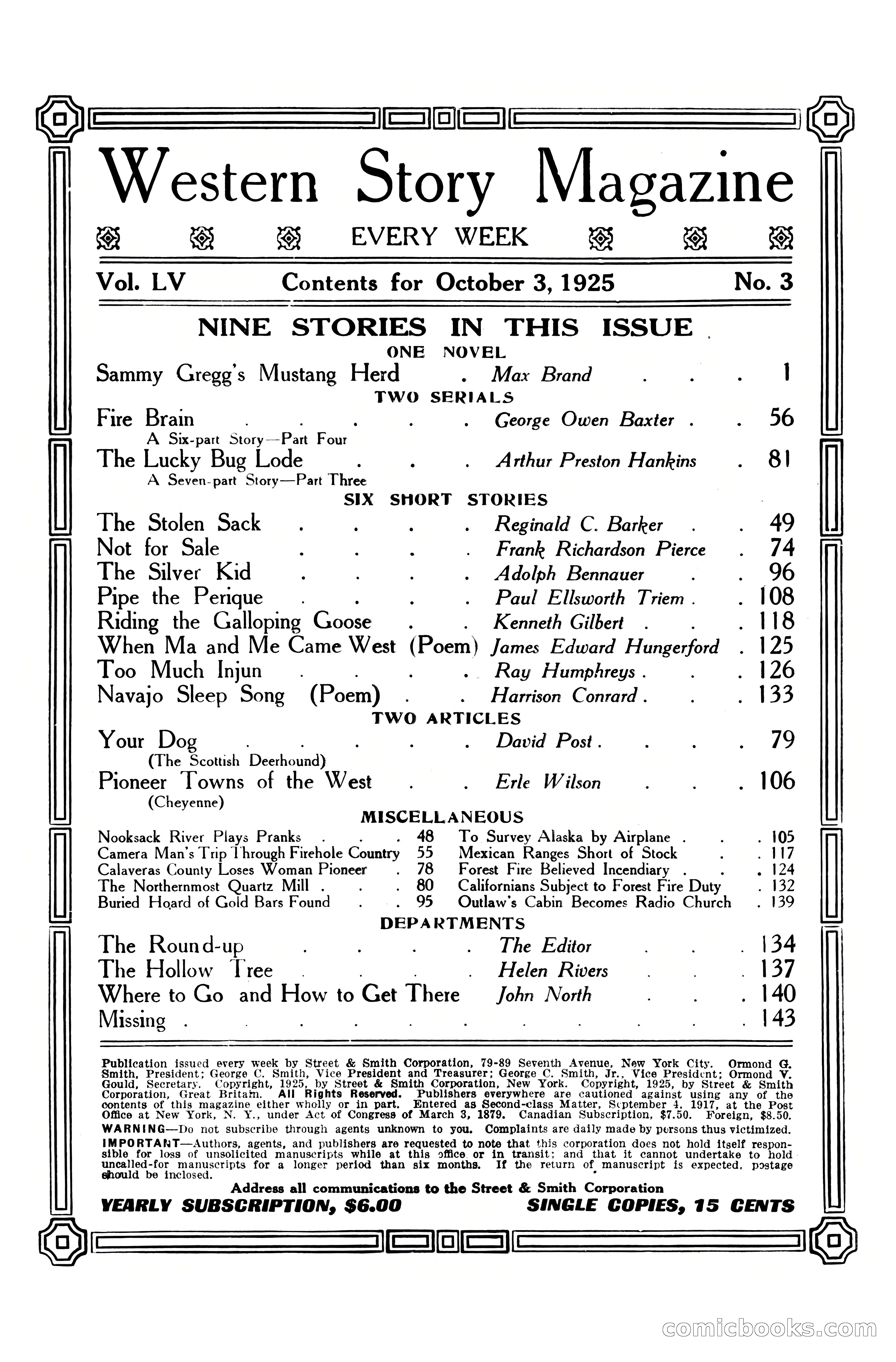 Western Story Magazine — page 4 of 166