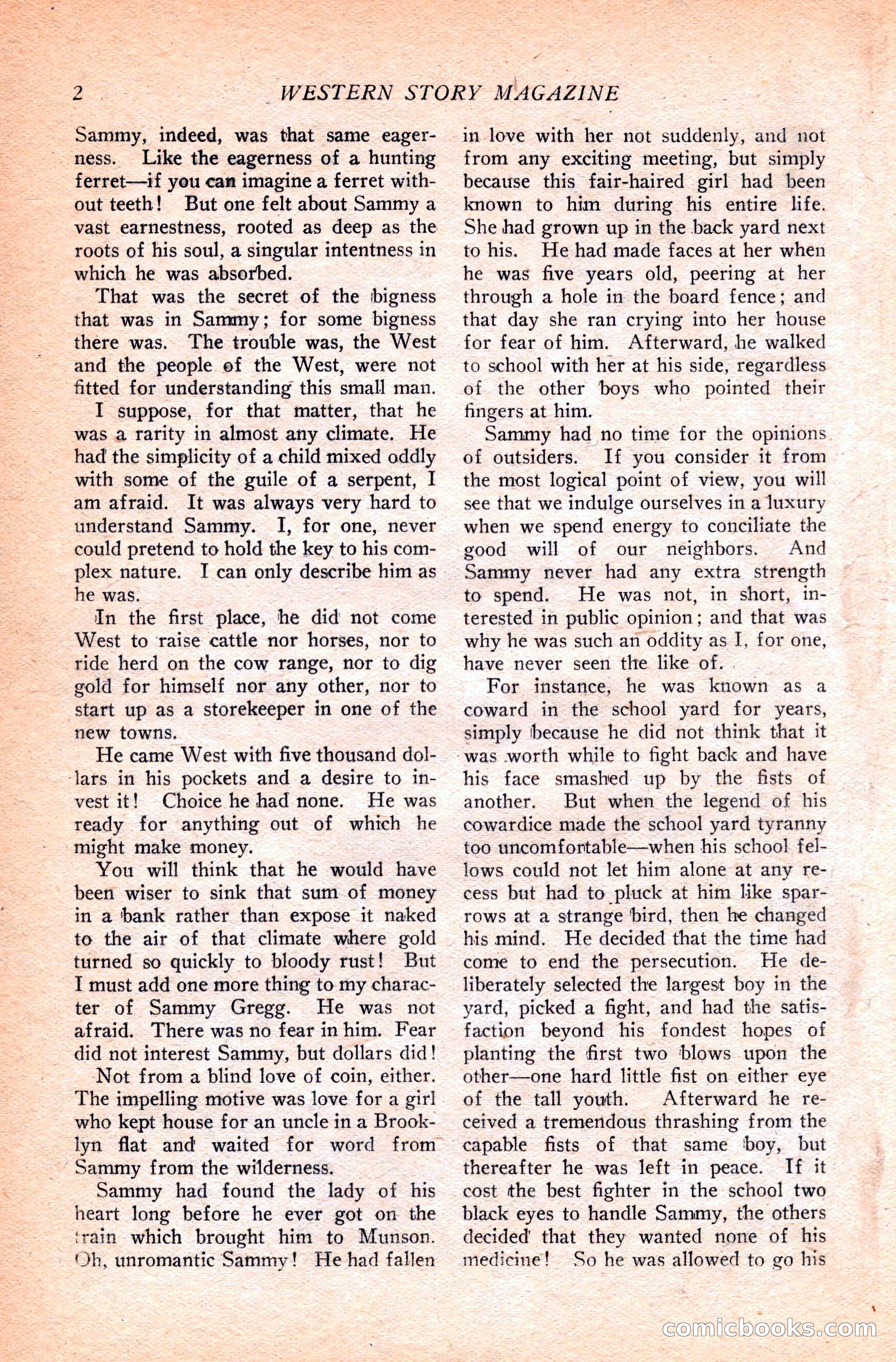 Western Story Magazine — page 20 of 166
