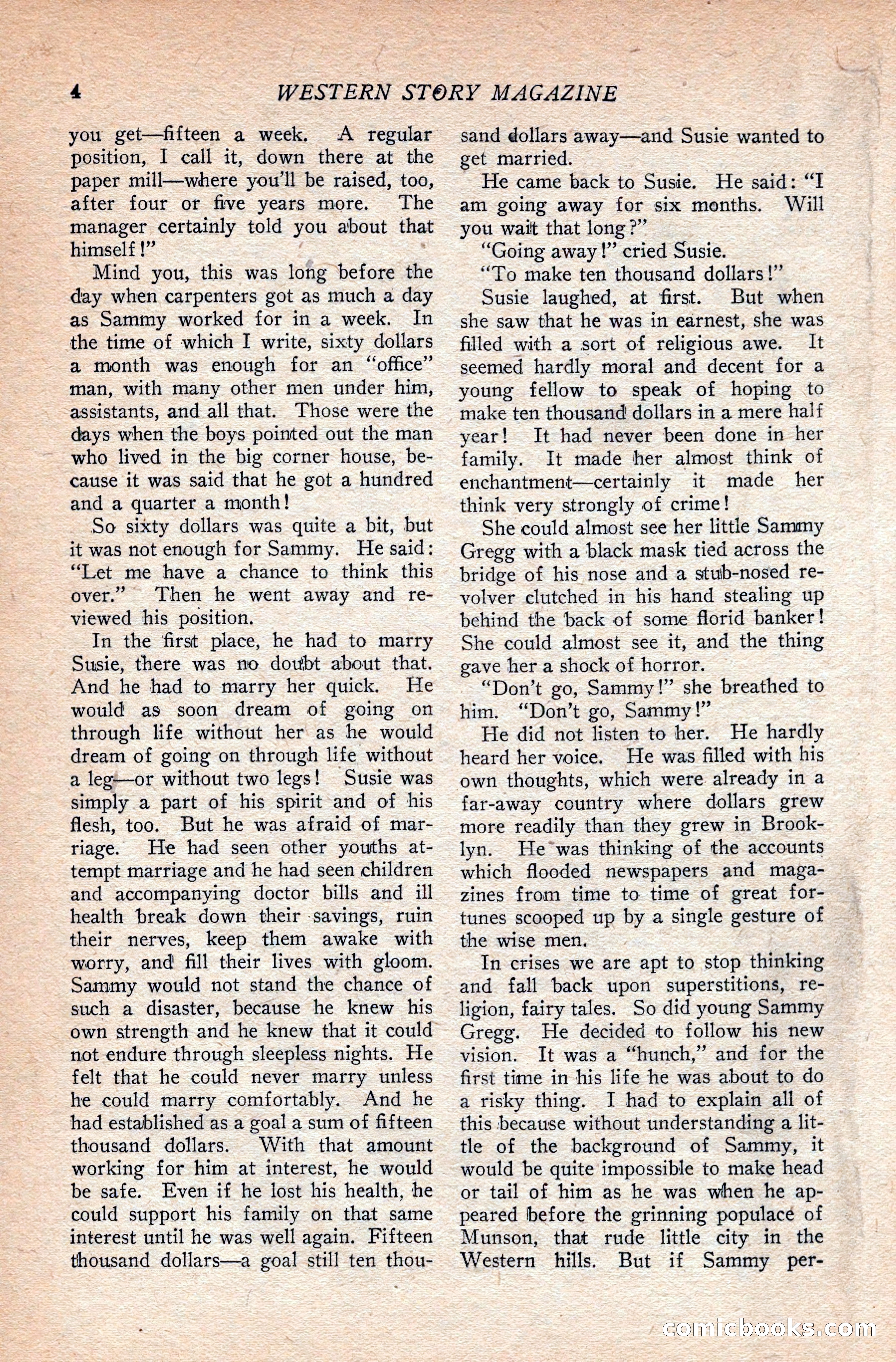 Western Story Magazine — page 22 of 166