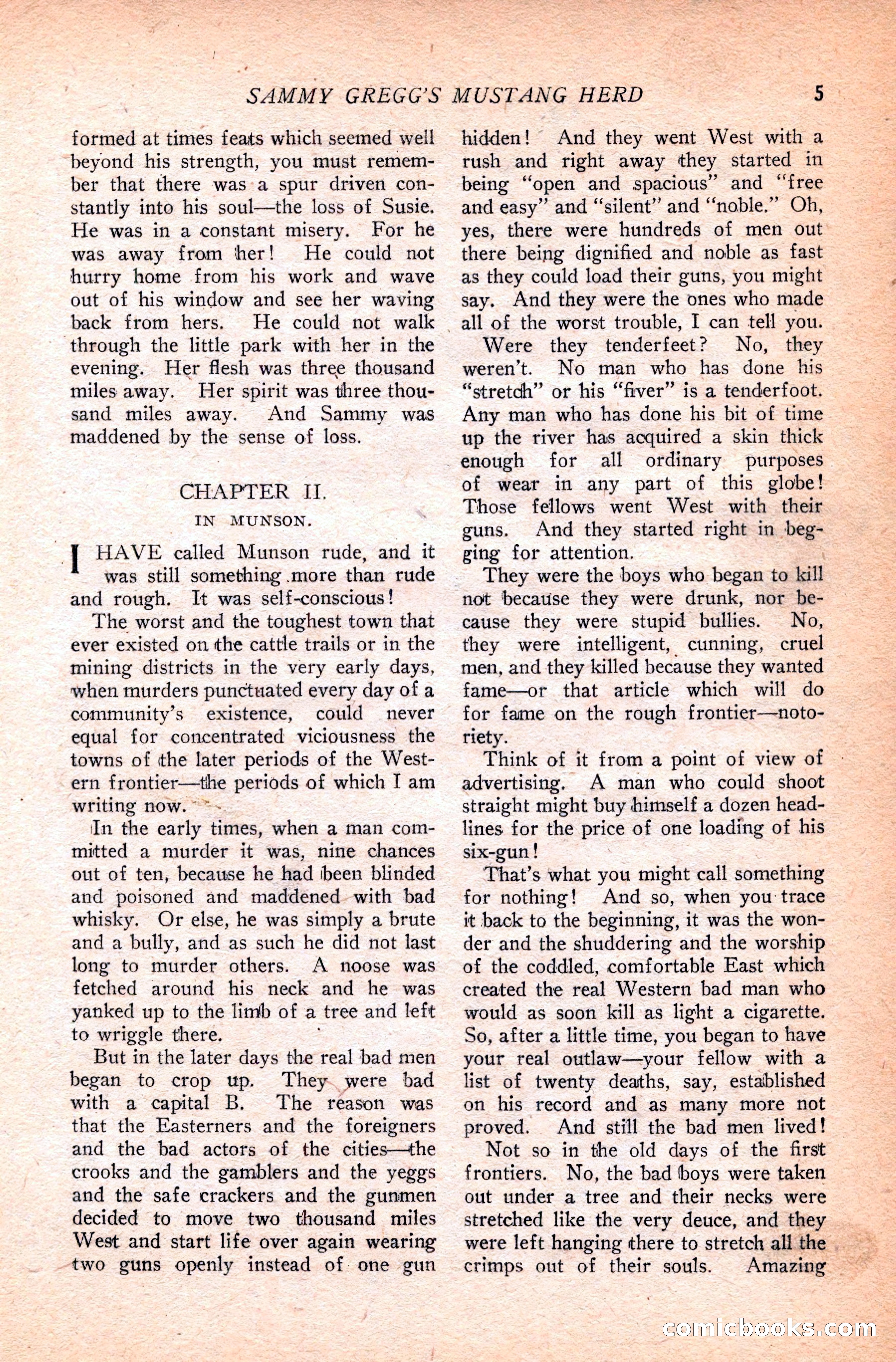 Western Story Magazine — page 23 of 166