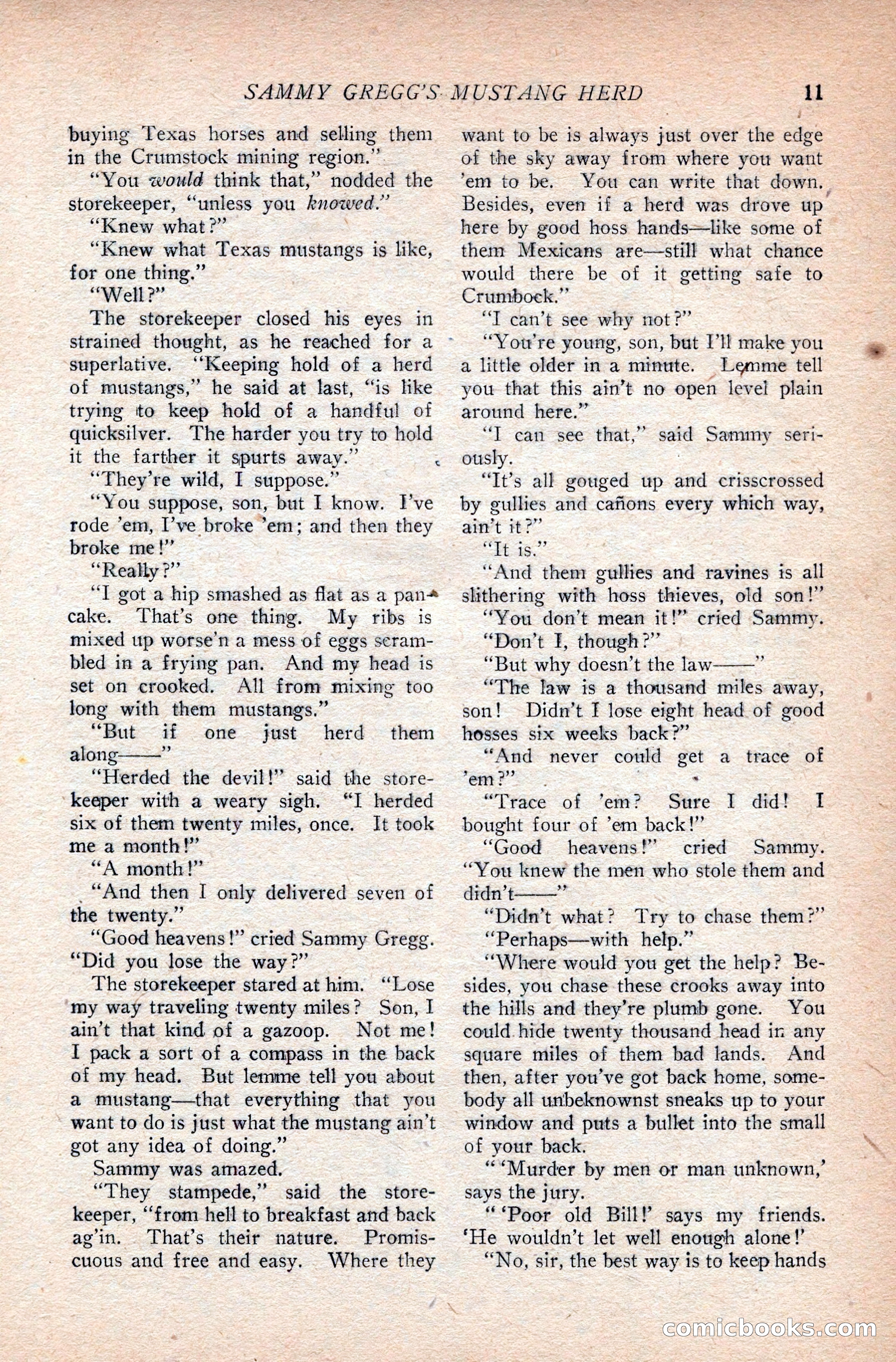 Western Story Magazine — page 29 of 166