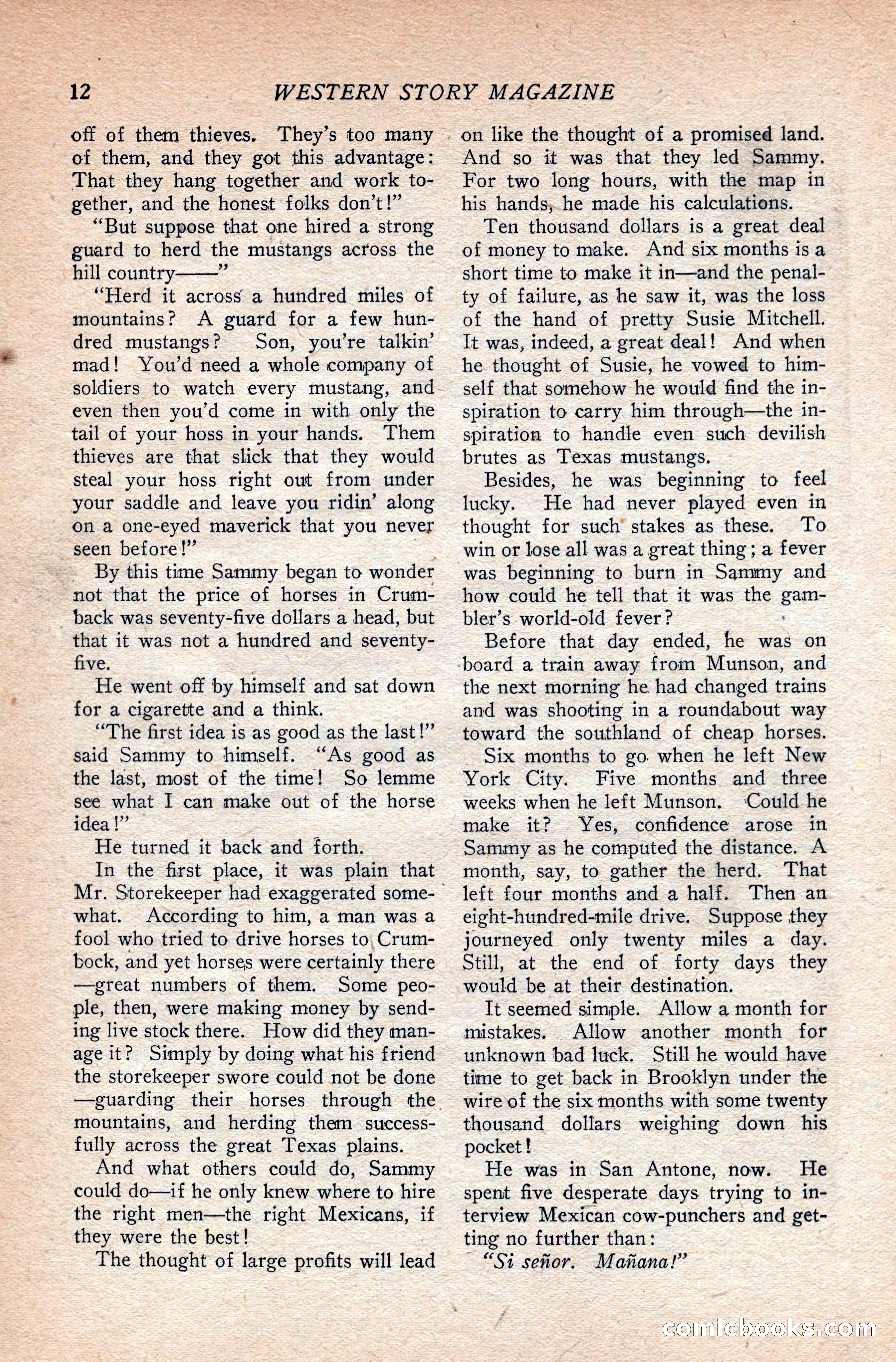 Western Story Magazine — page 30 of 166