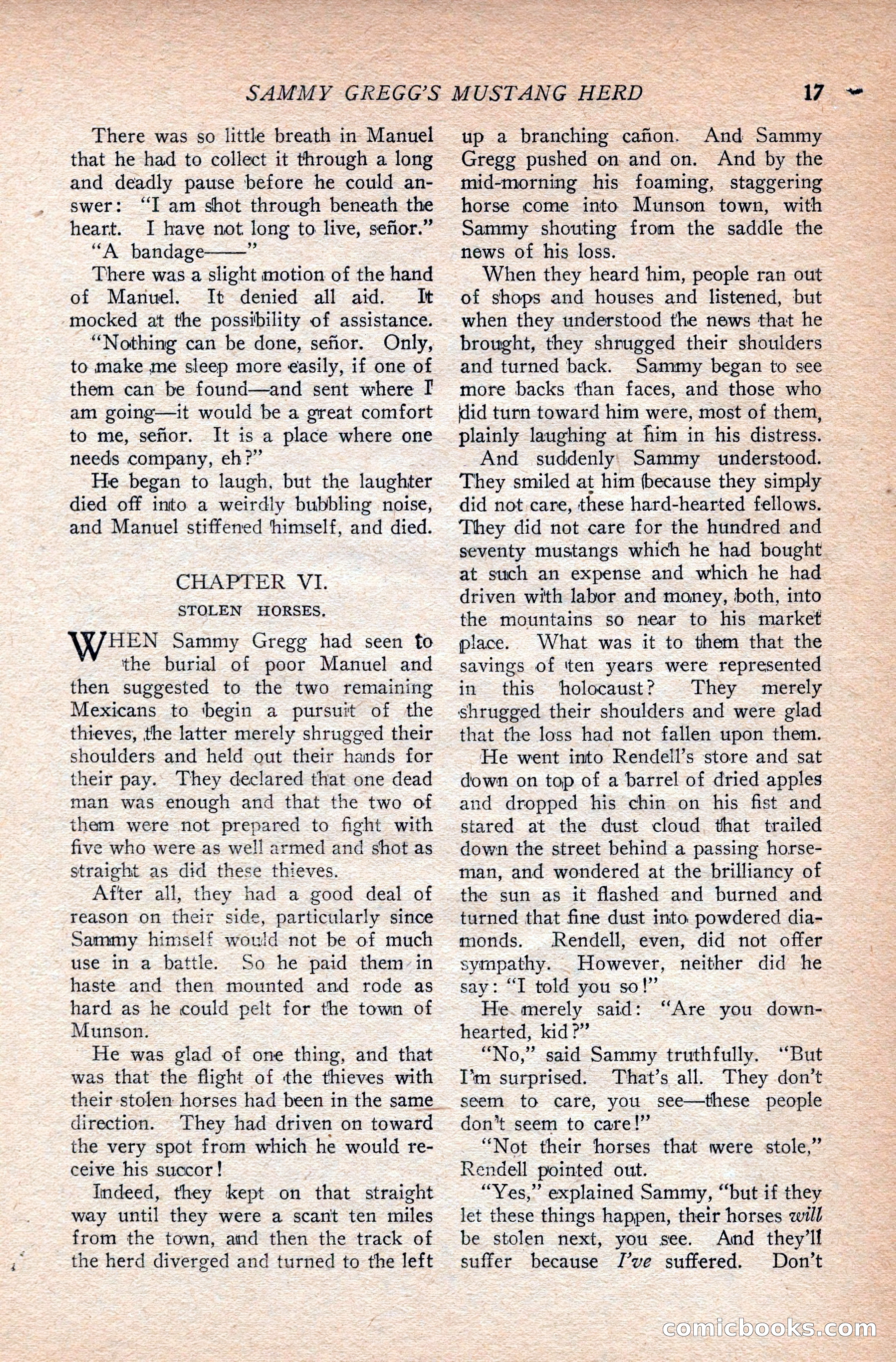 Western Story Magazine — page 35 of 166