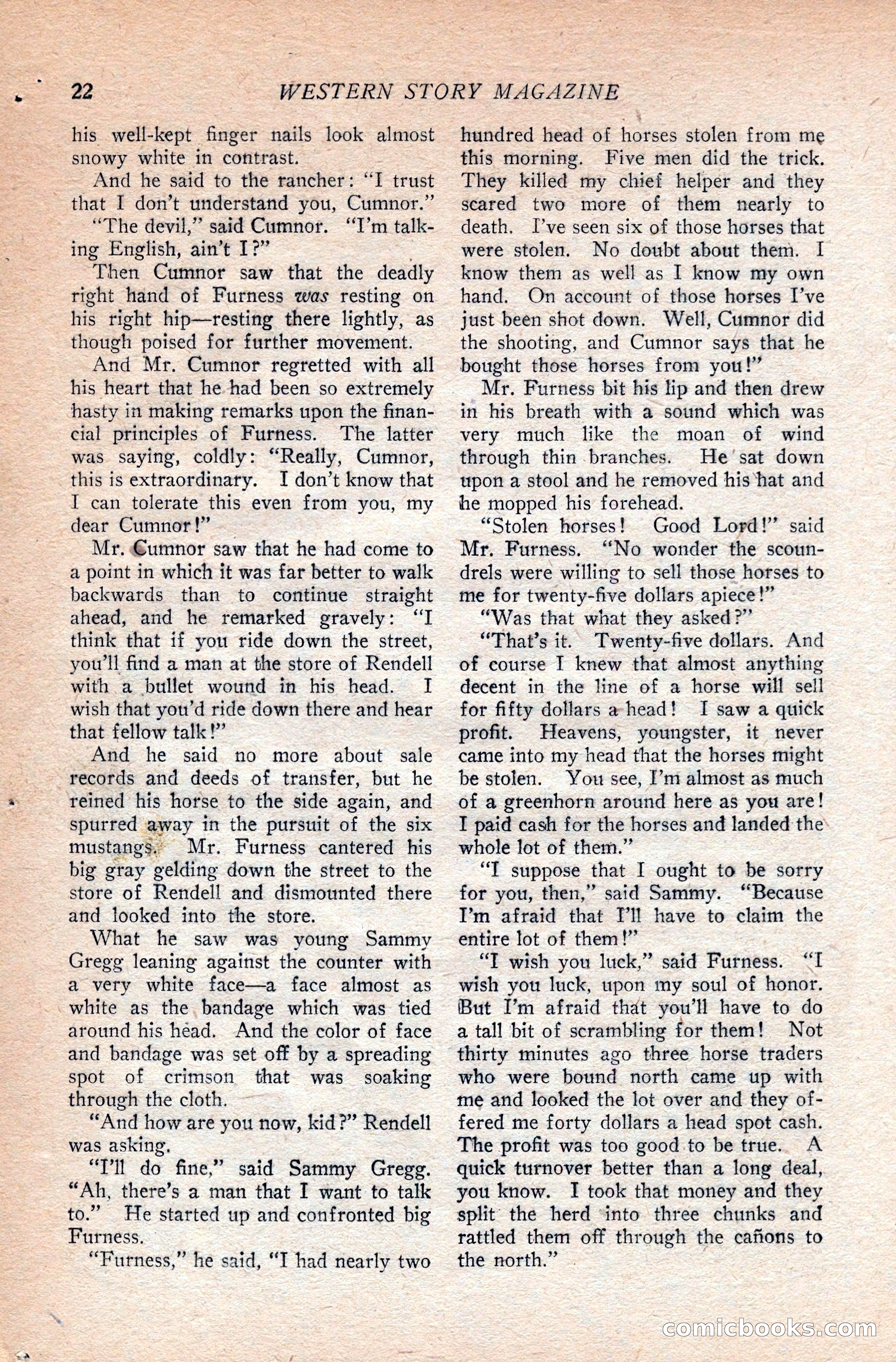 Western Story Magazine — page 40 of 166
