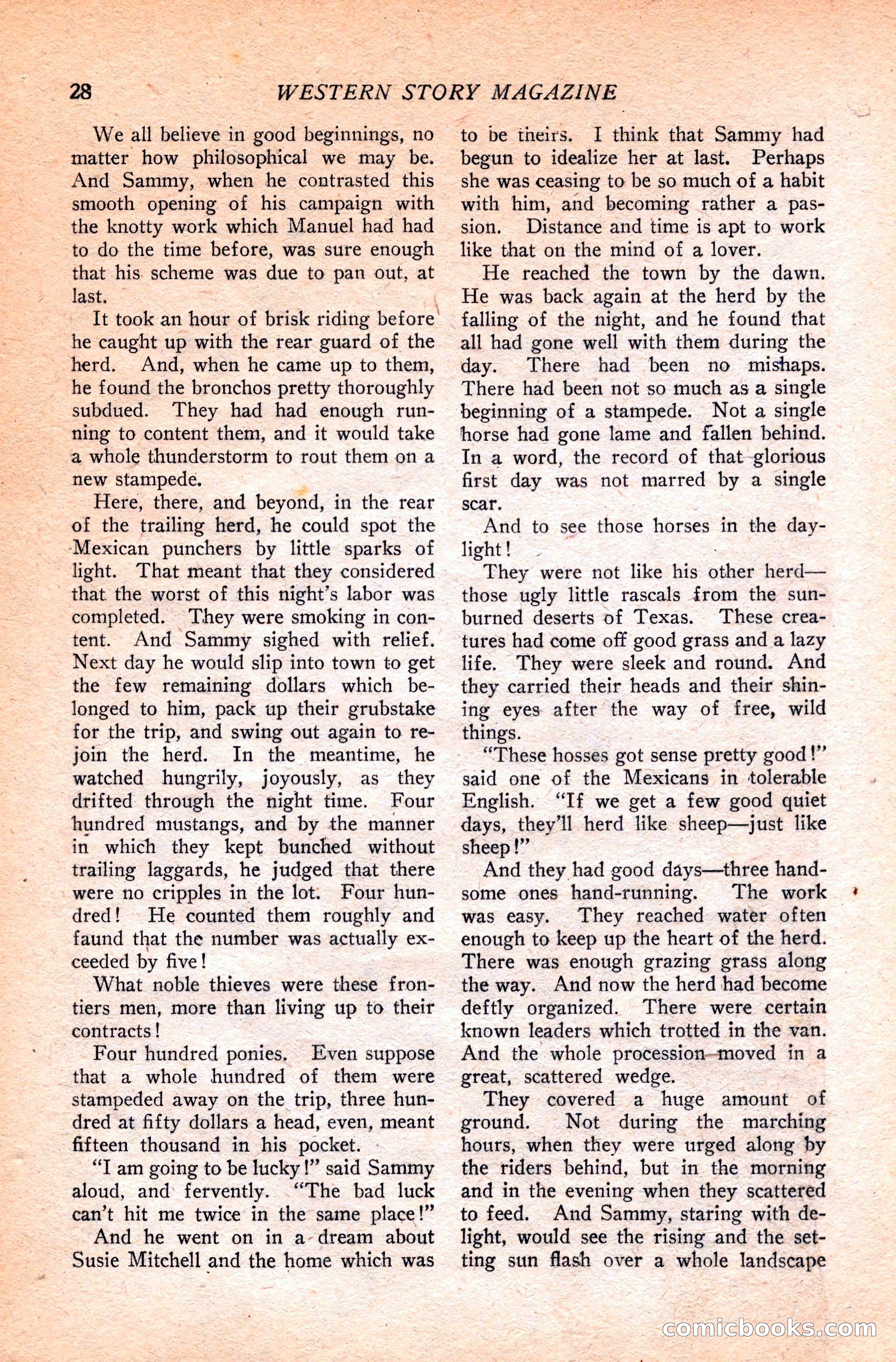 Western Story Magazine — page 46 of 166