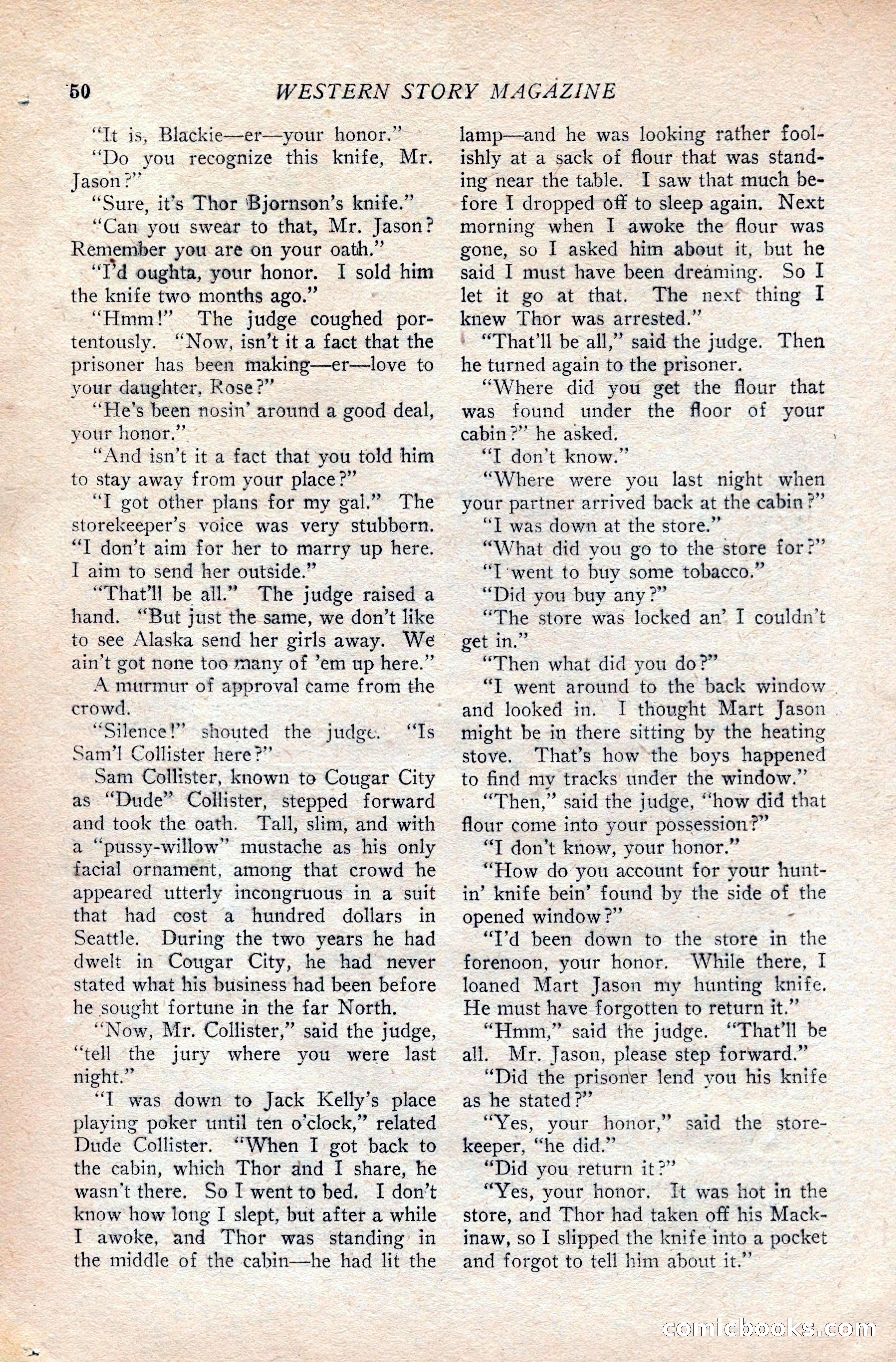 Western Story Magazine — page 68 of 166