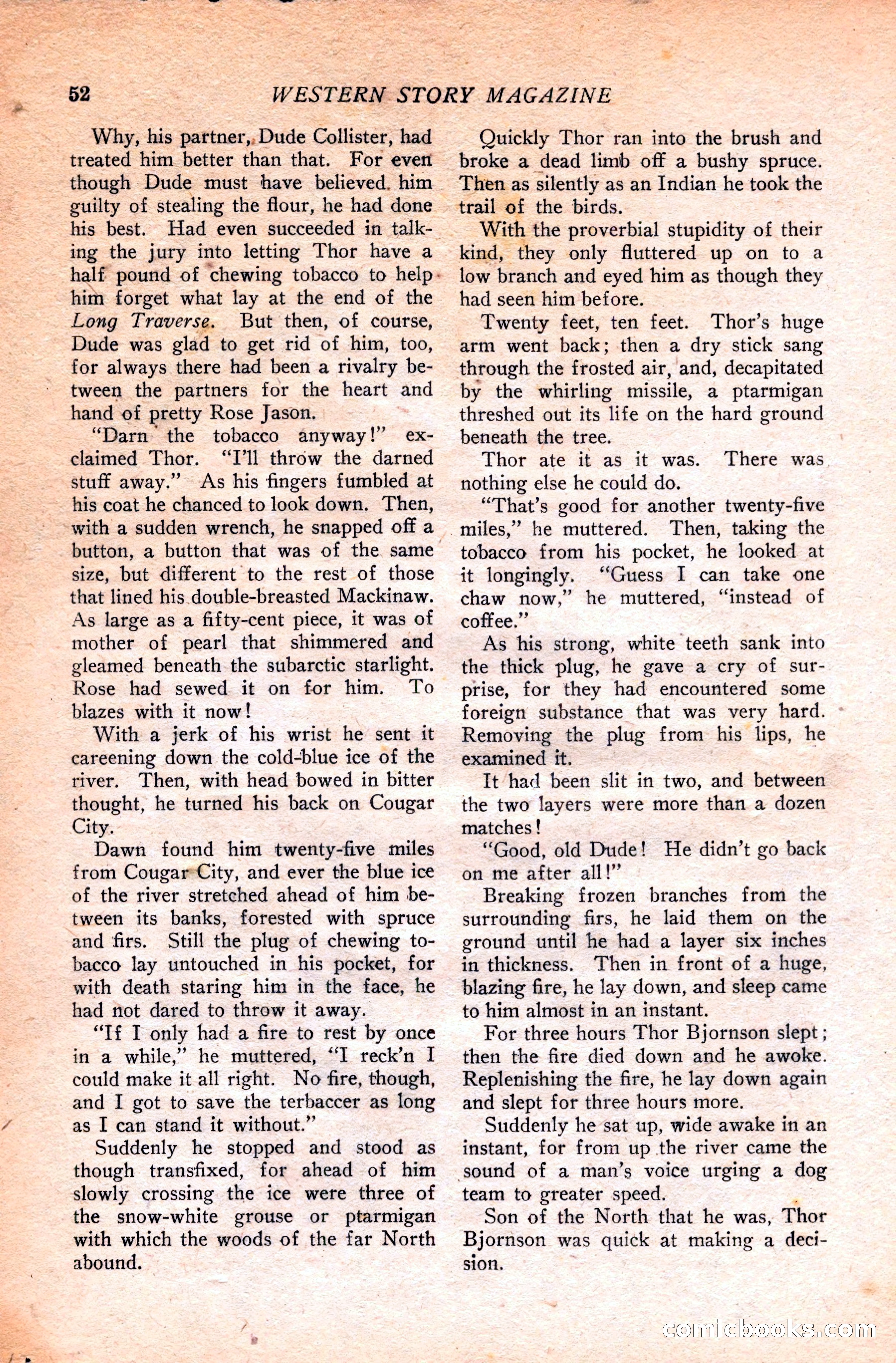 Western Story Magazine — page 70 of 166