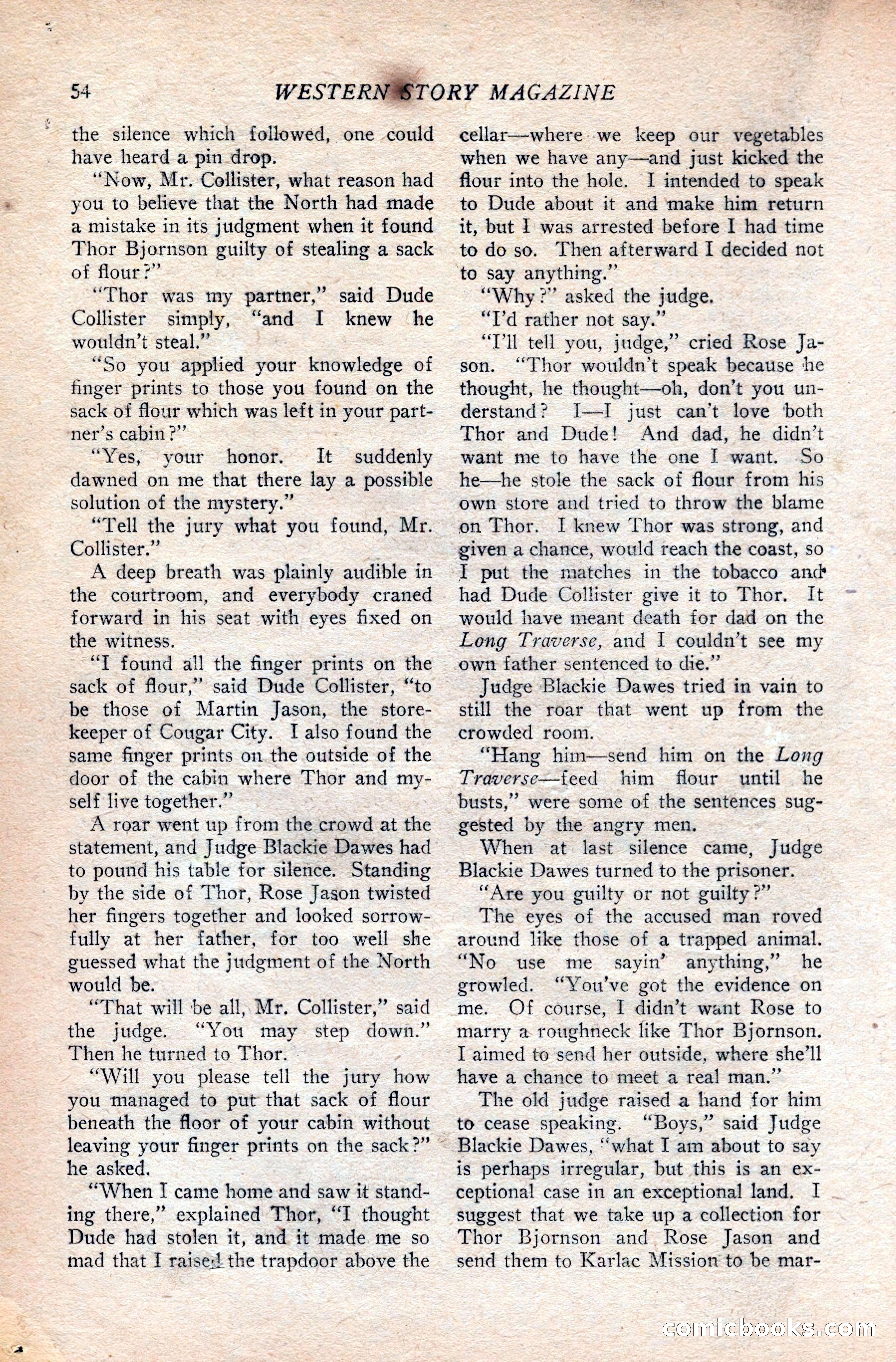 Western Story Magazine — page 72 of 166
