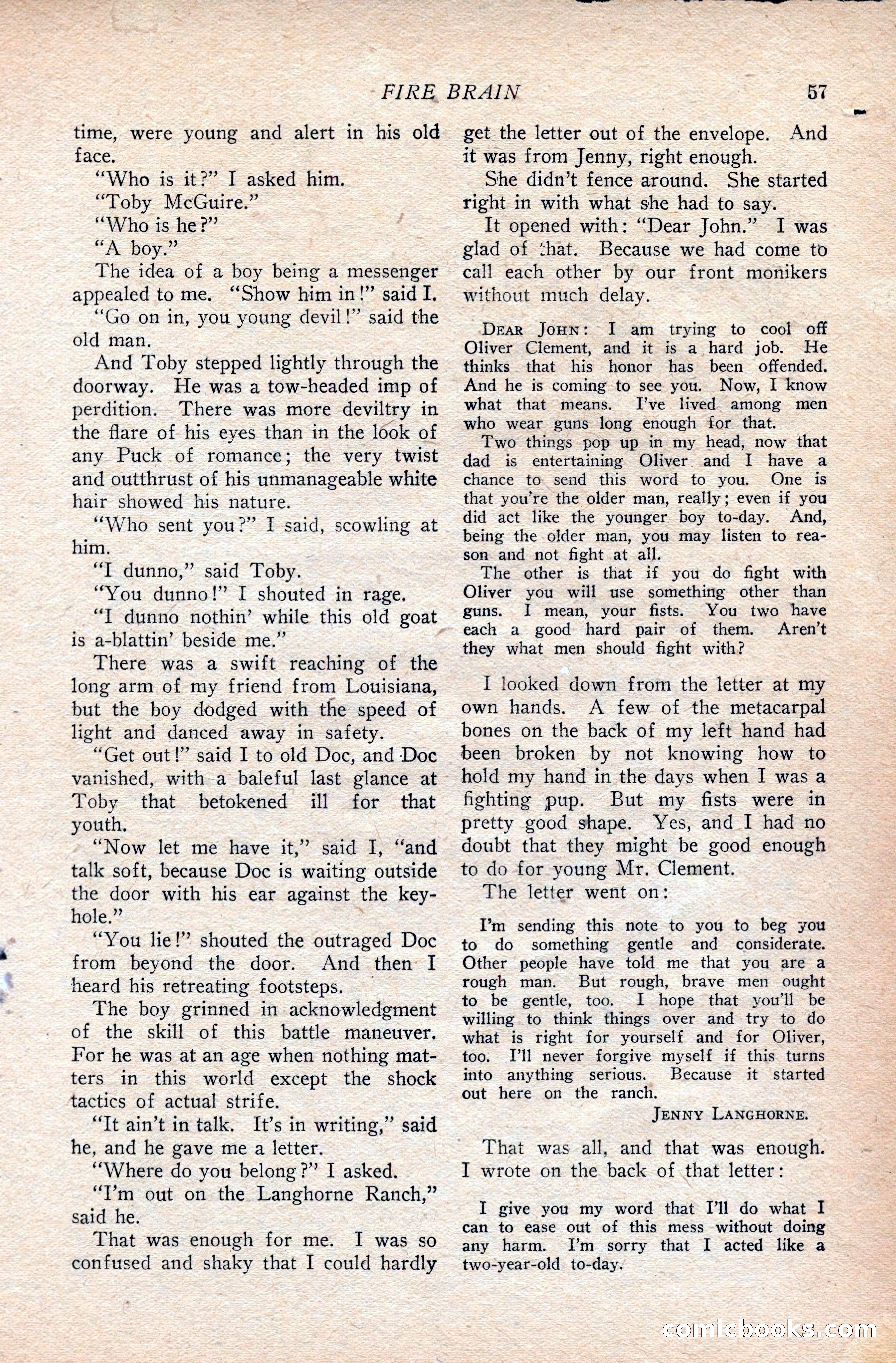 Western Story Magazine — page 75 of 166