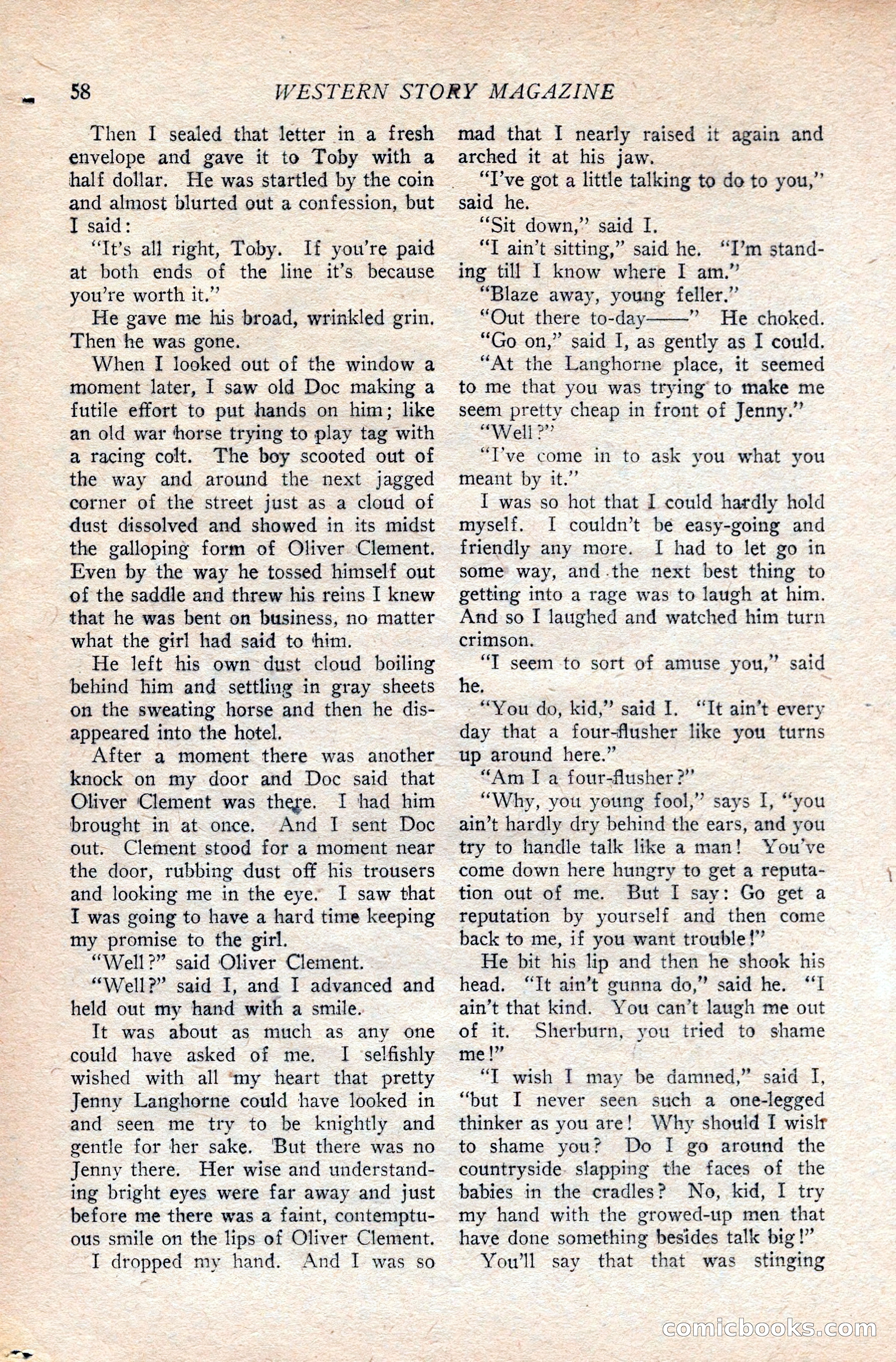 Western Story Magazine — page 76 of 166