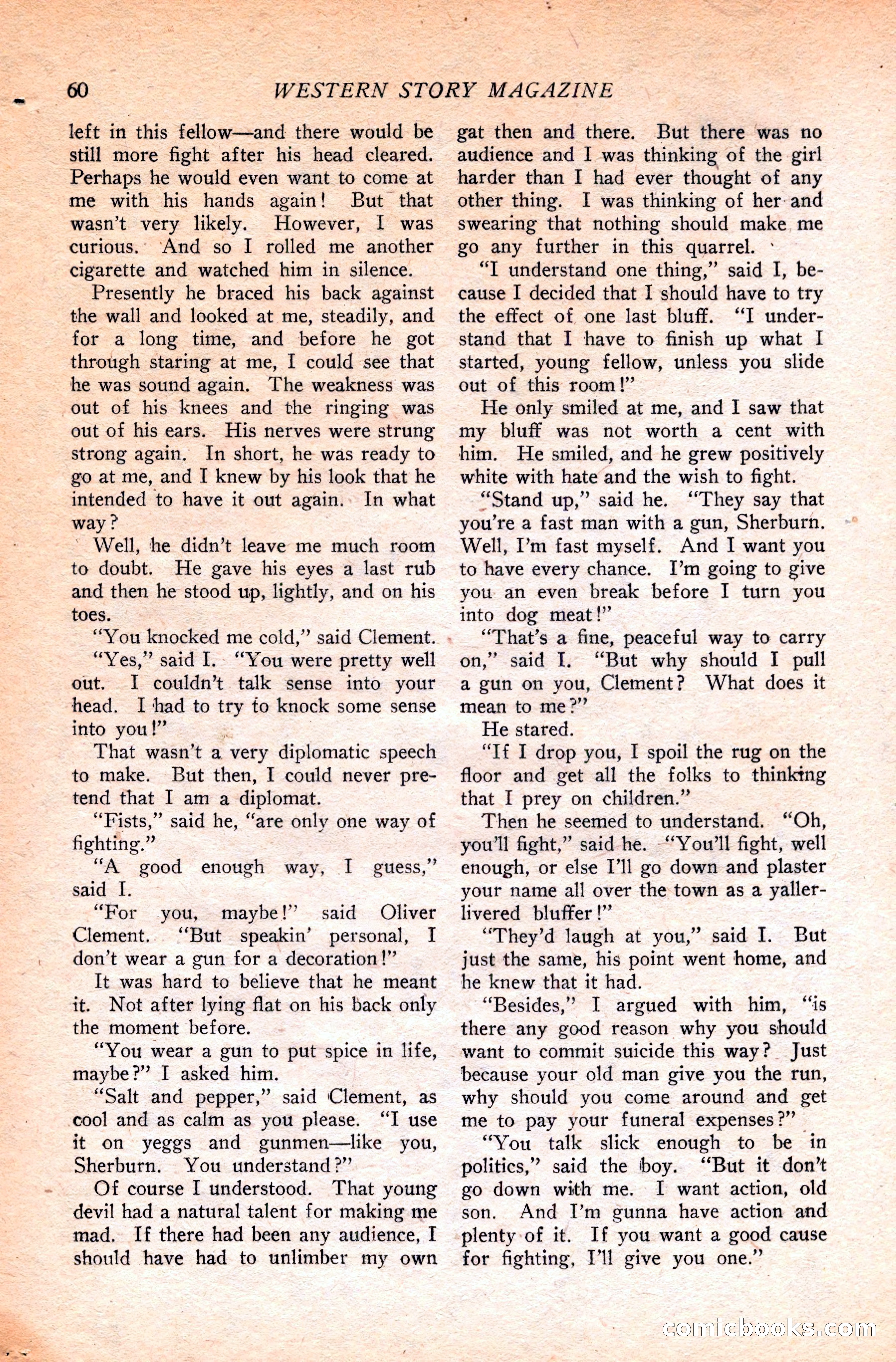 Western Story Magazine — page 78 of 166