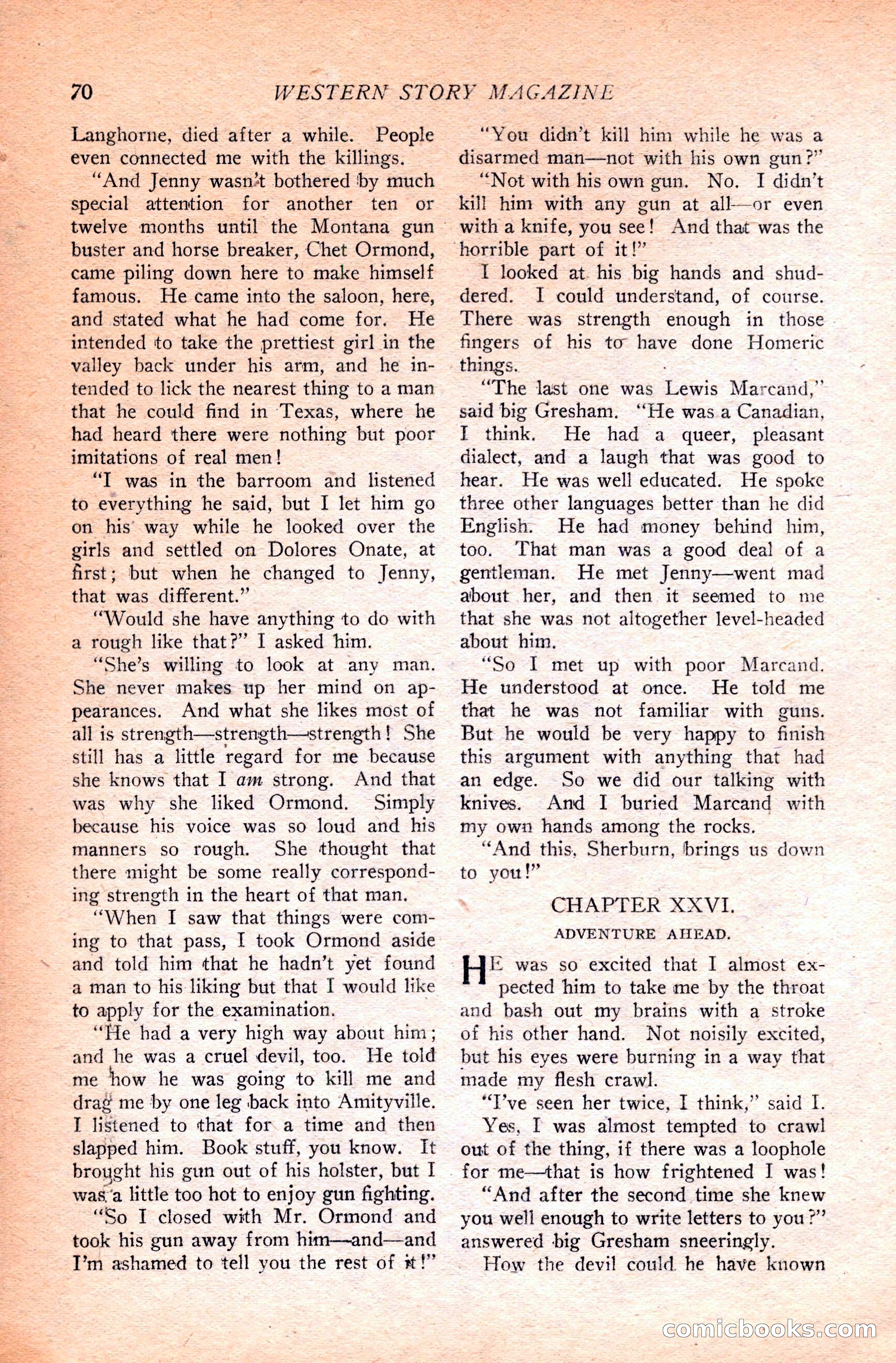Western Story Magazine — page 88 of 166