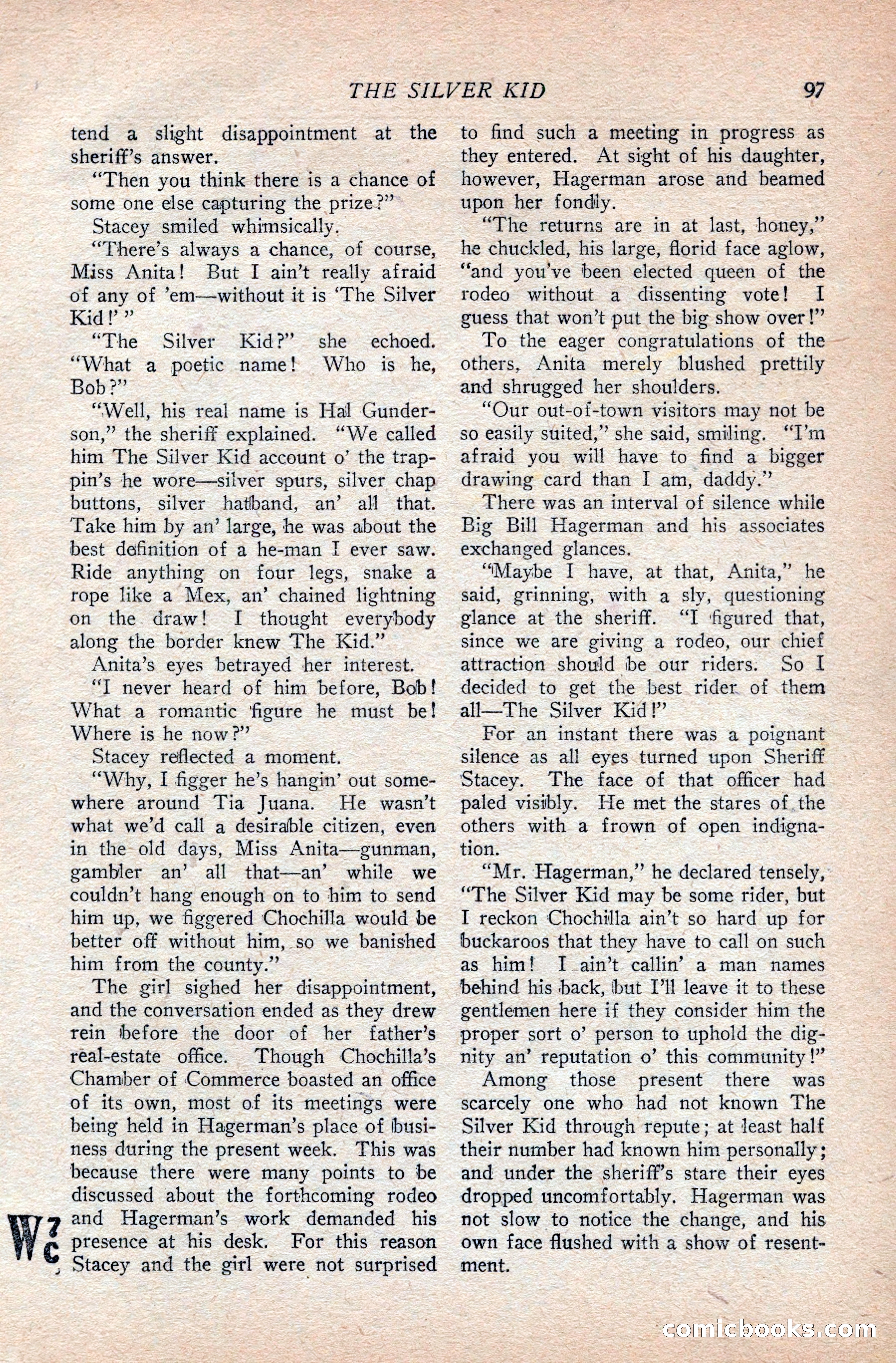 Western Story Magazine — page 101 of 166