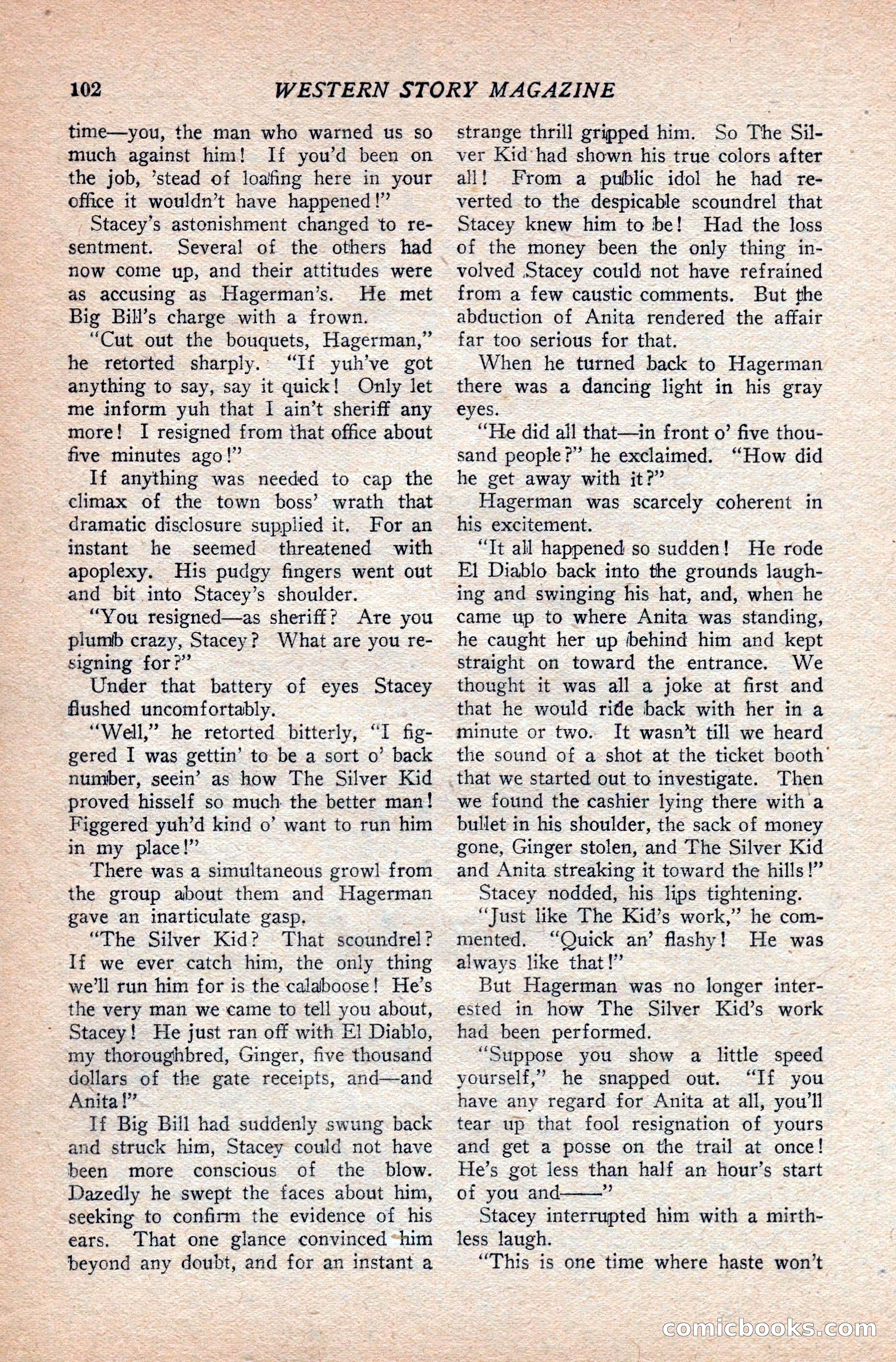 Western Story Magazine — page 106 of 166