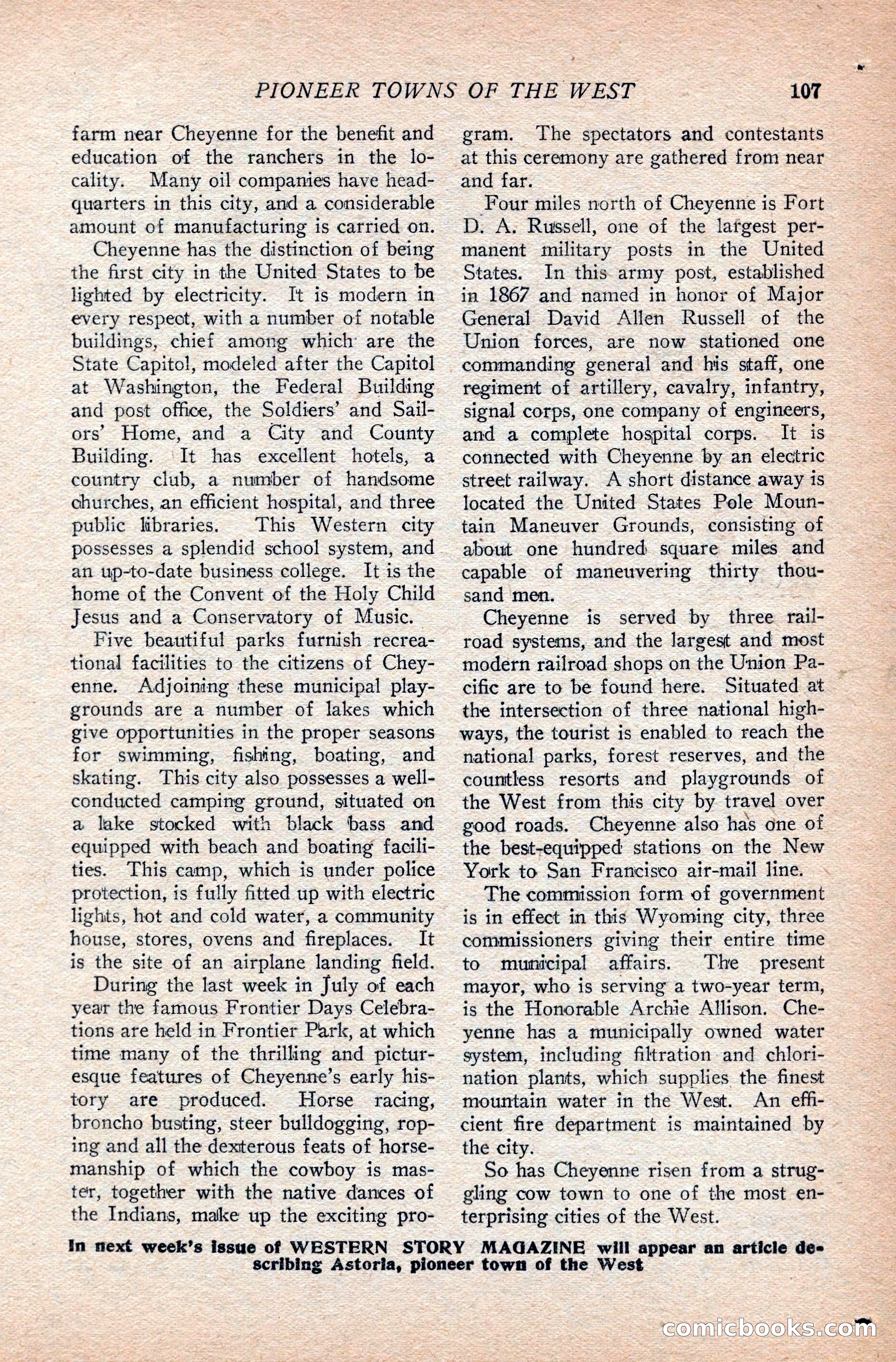Western Story Magazine — page 111 of 166