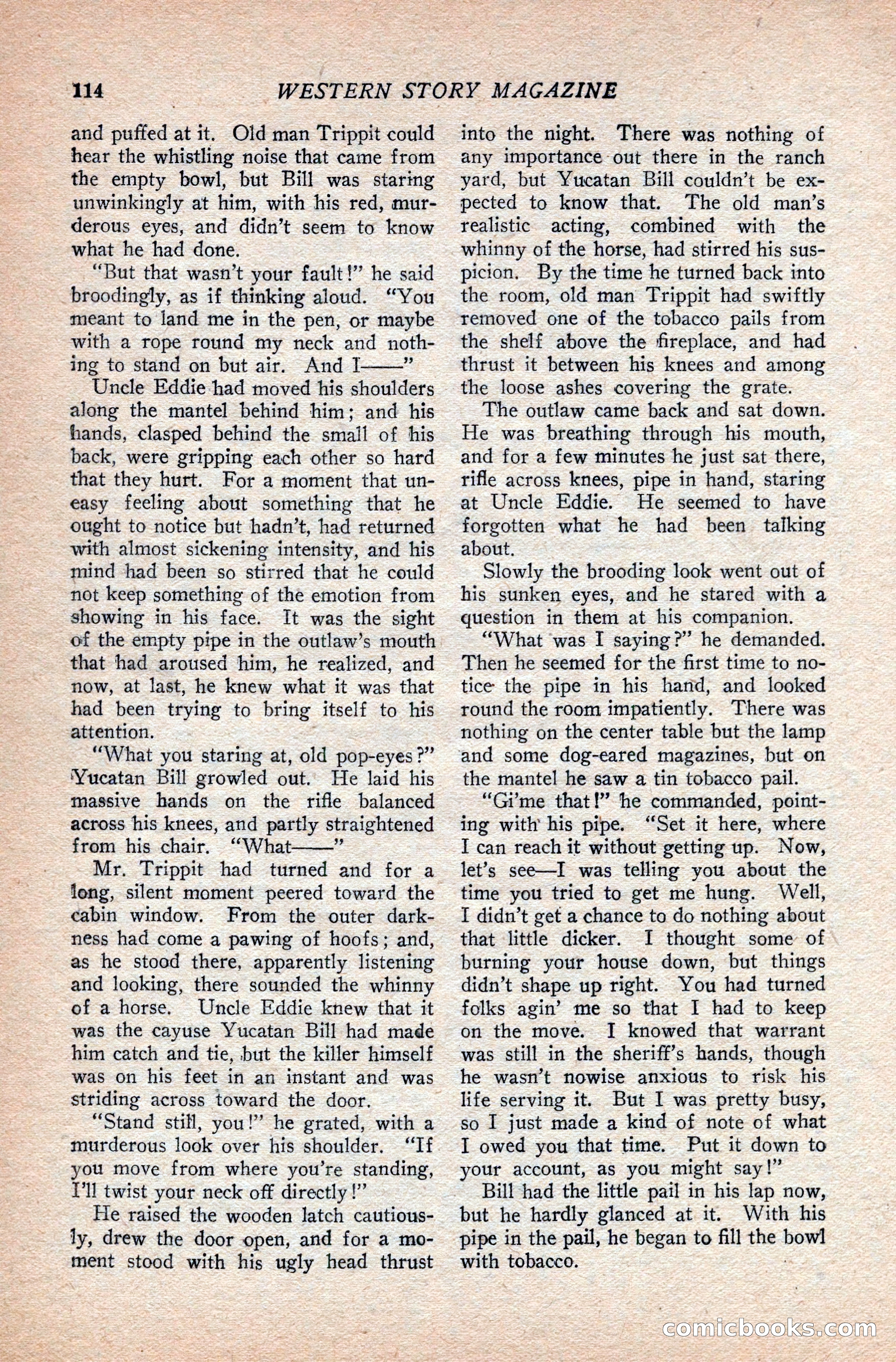 Western Story Magazine — page 118 of 166