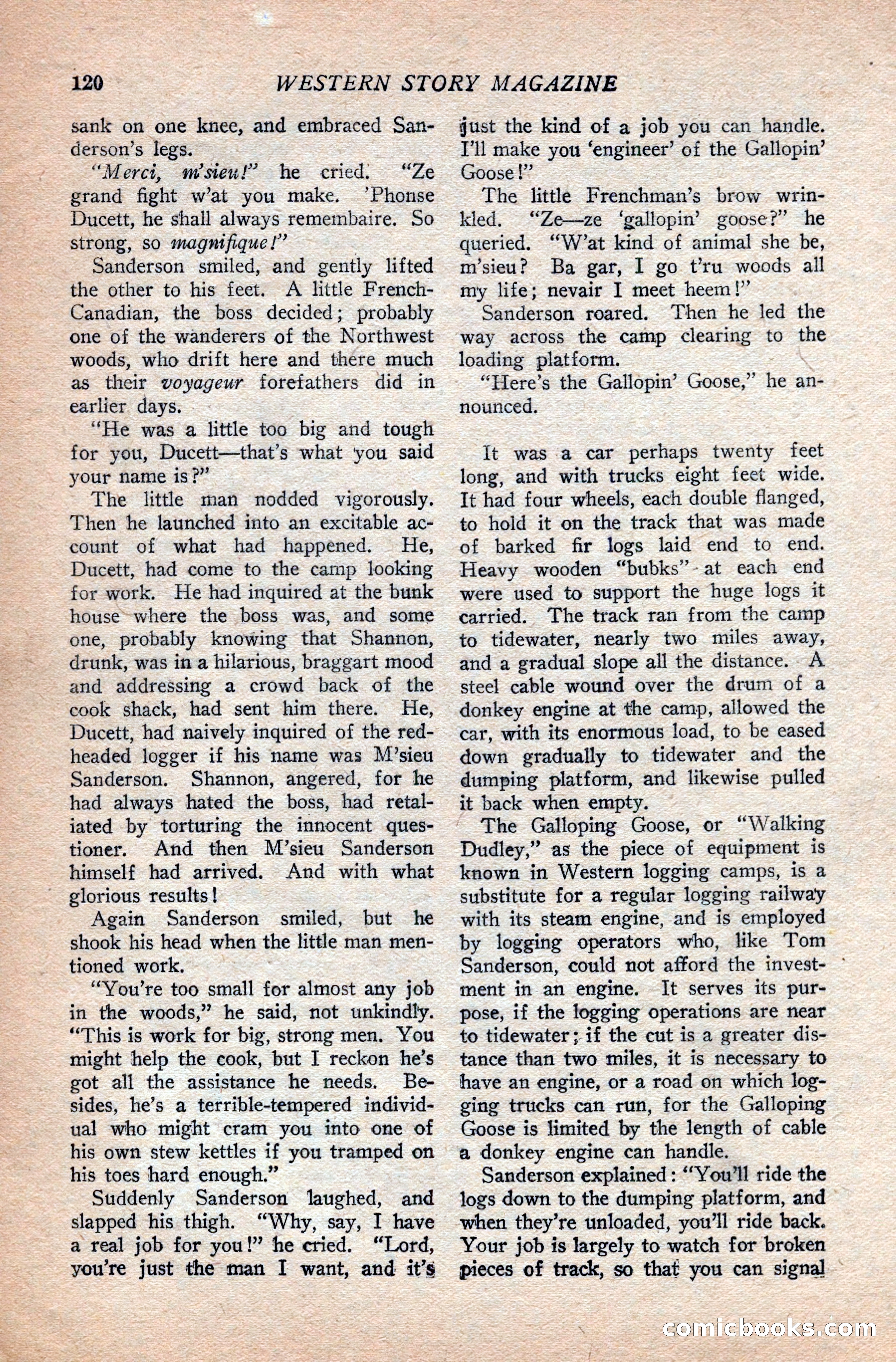 Western Story Magazine — page 124 of 166