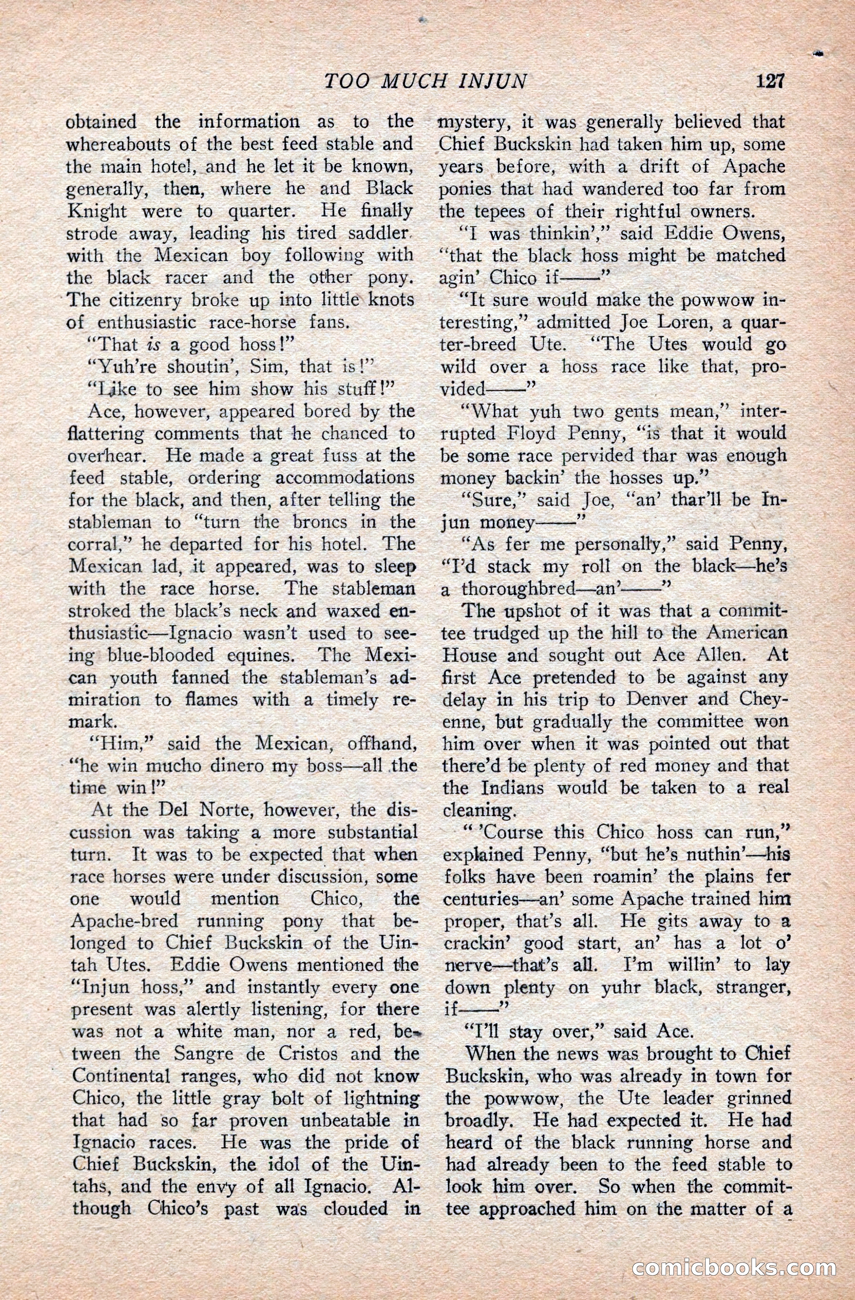Western Story Magazine — page 131 of 166