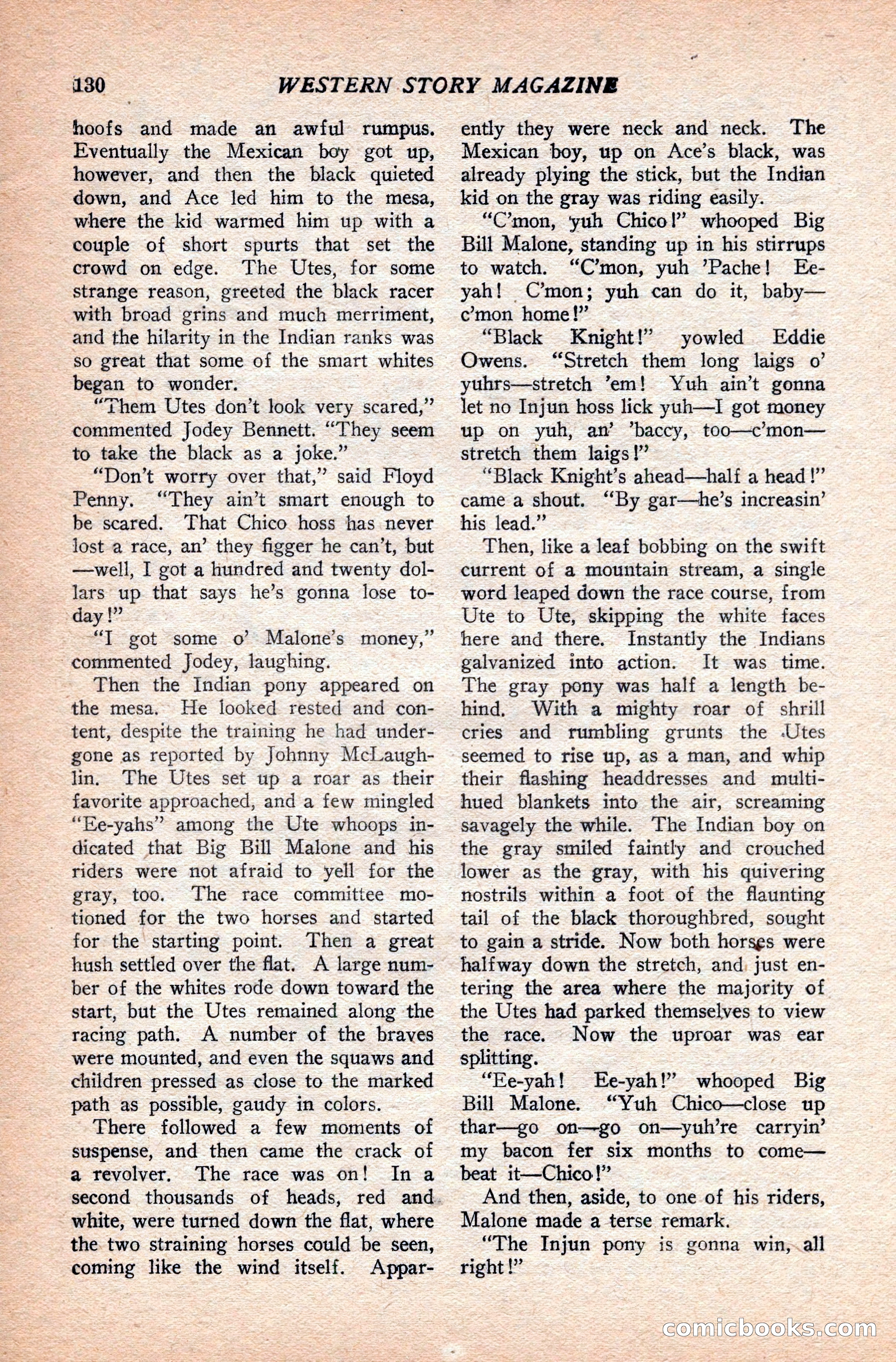 Western Story Magazine — page 134 of 166