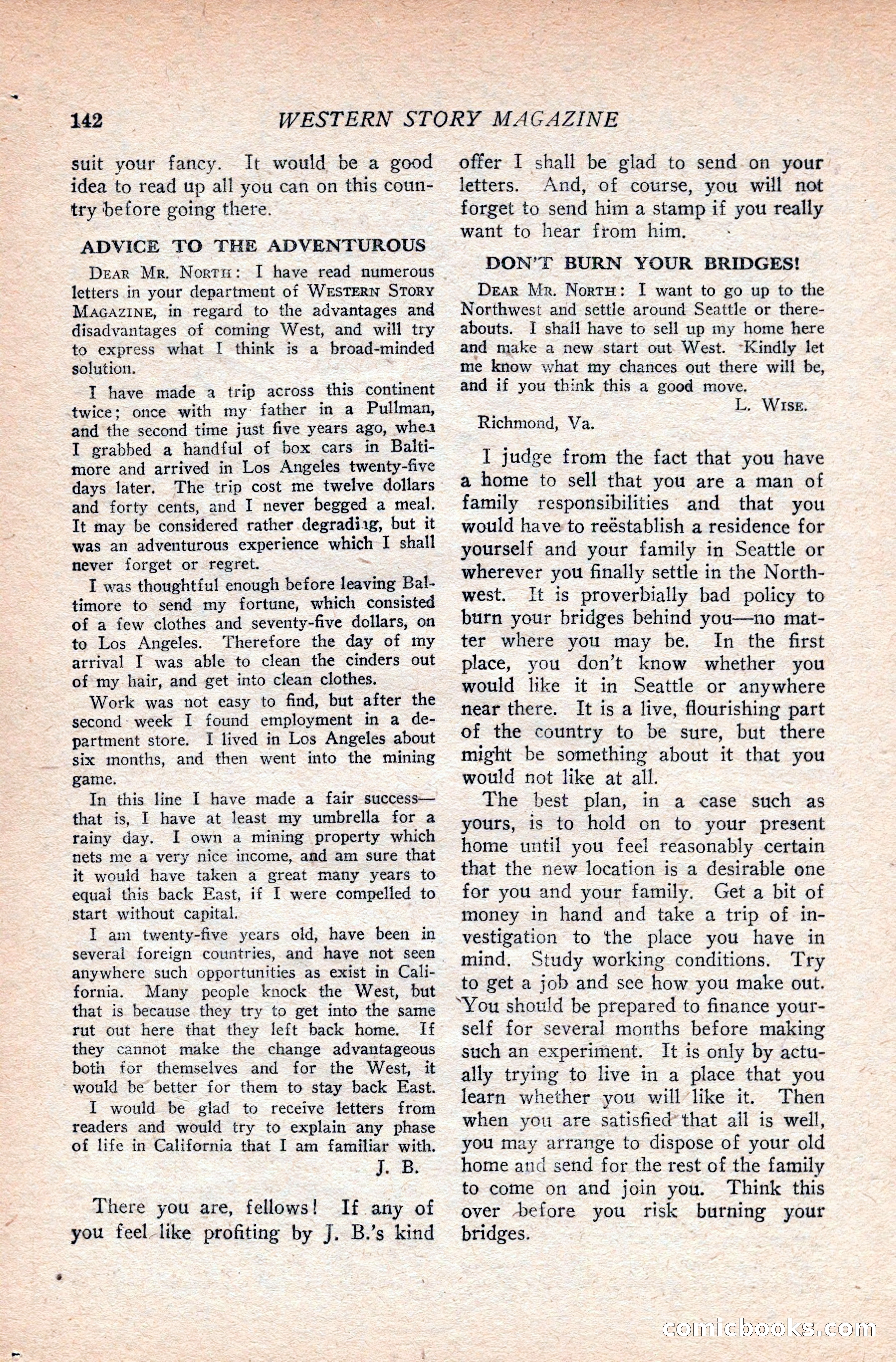 Western Story Magazine — page 146 of 166