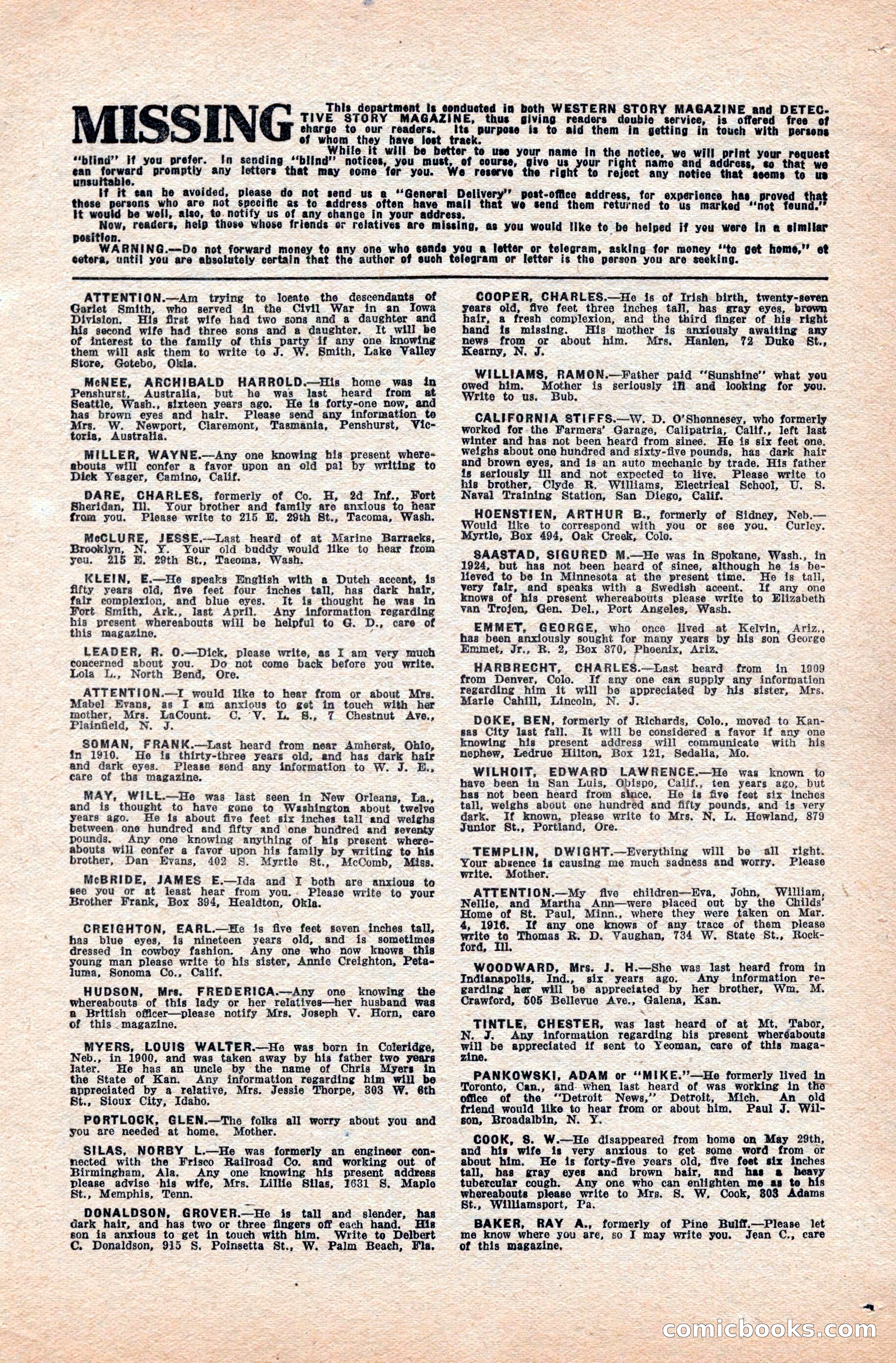 Western Story Magazine — page 147 of 166