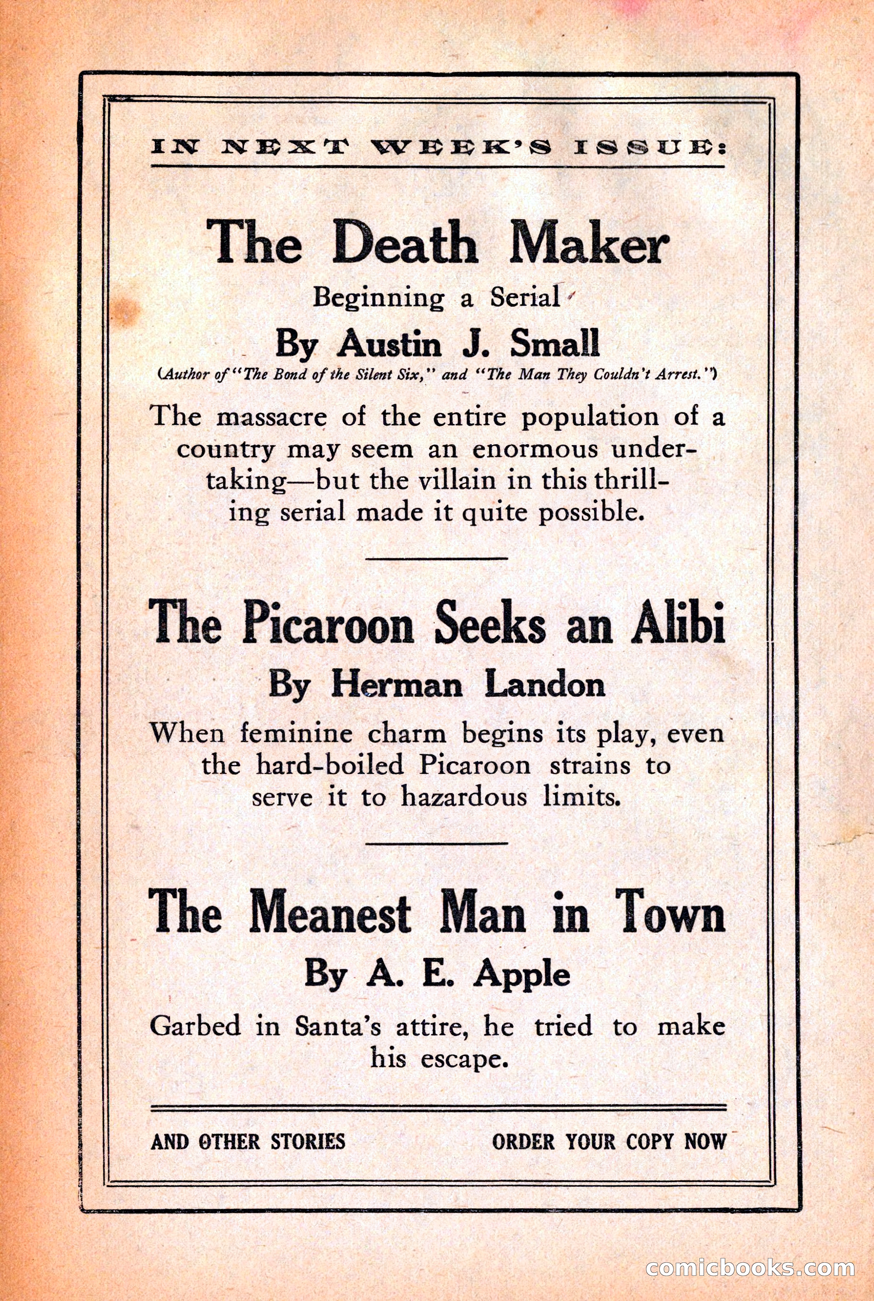 Western Story Magazine, December 12, 1925 — page 4 of 146