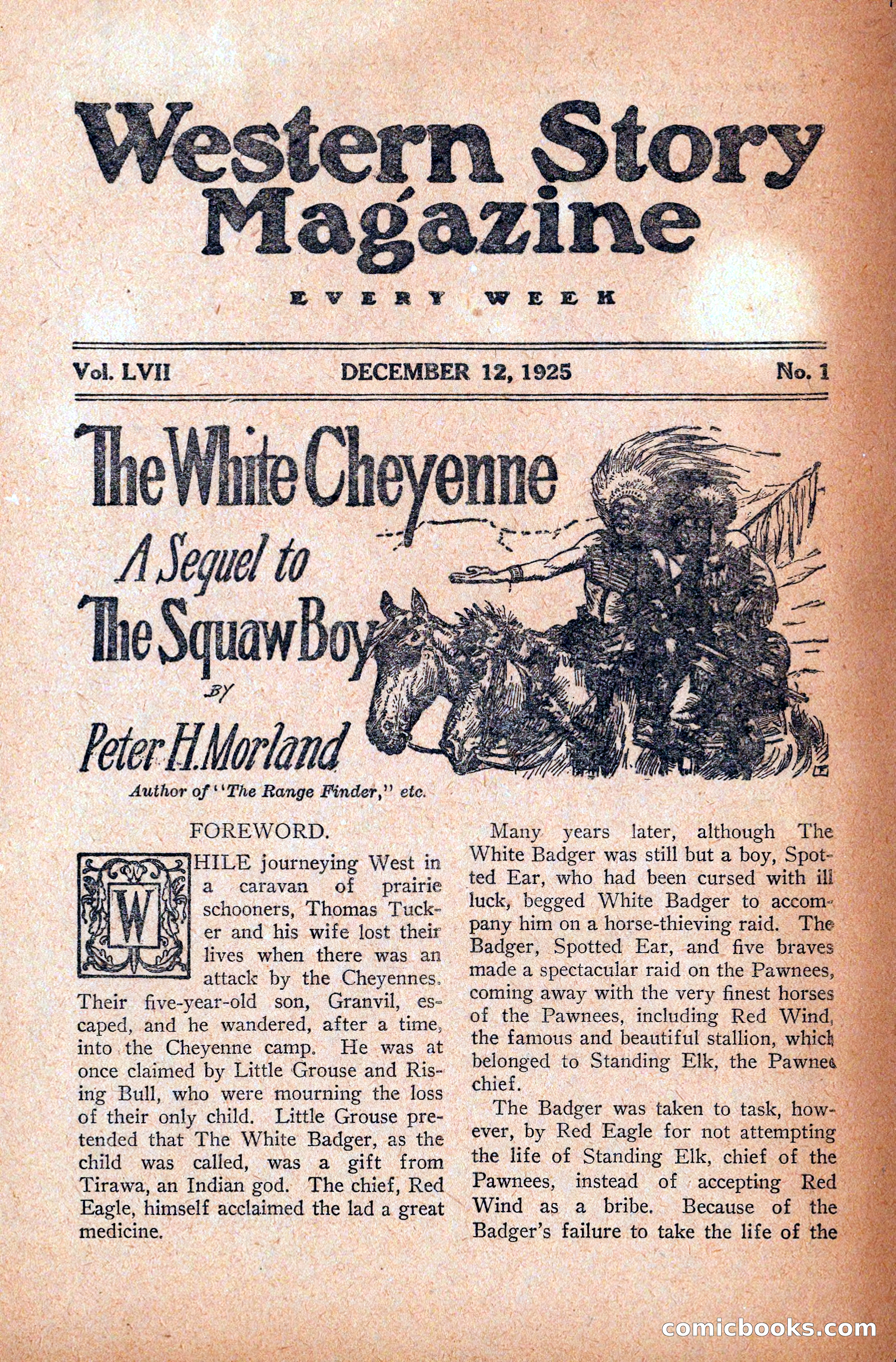 Western Story Magazine, December 12, 1925 — page 5 of 146