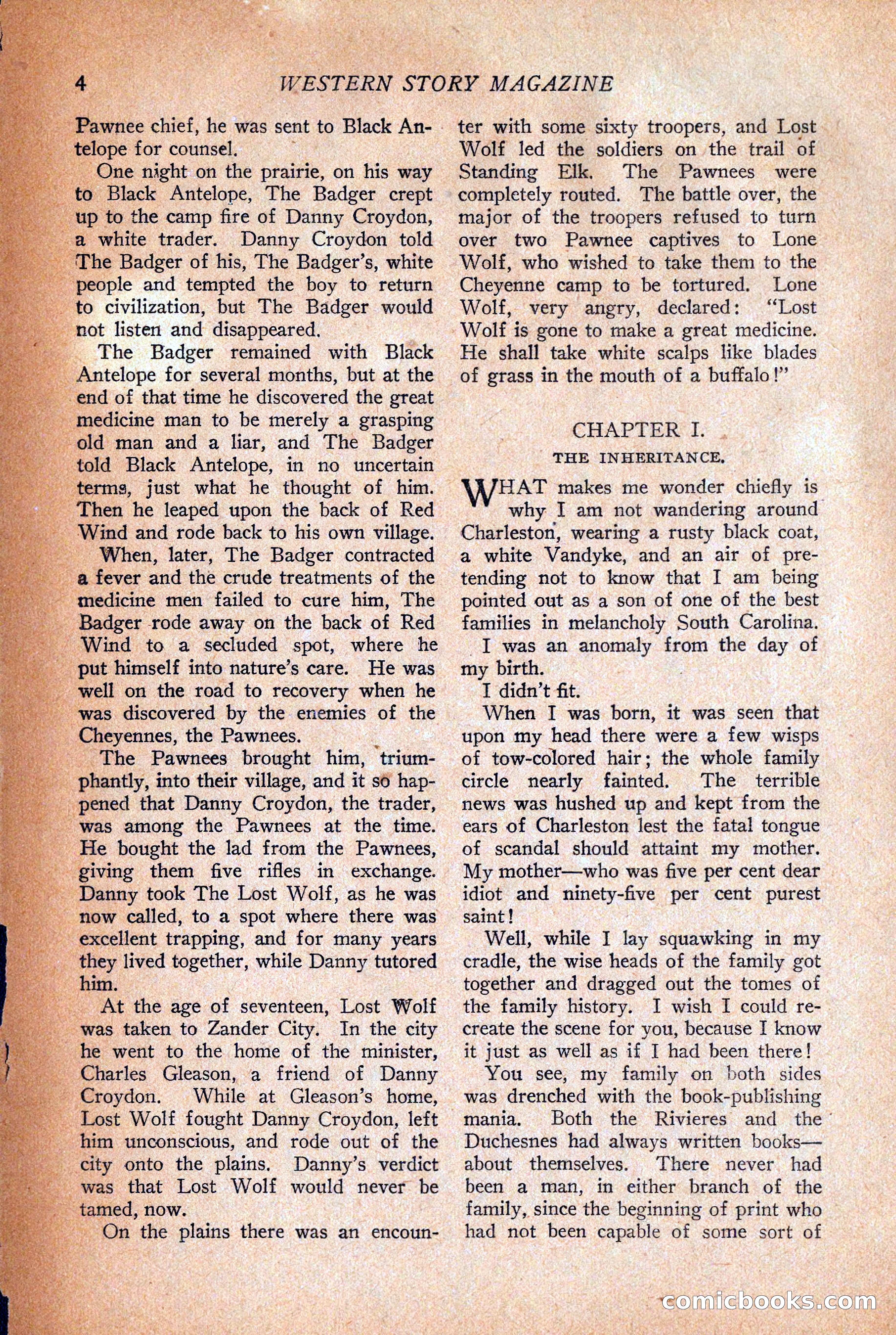 Western Story Magazine, December 12, 1925 — page 6 of 146