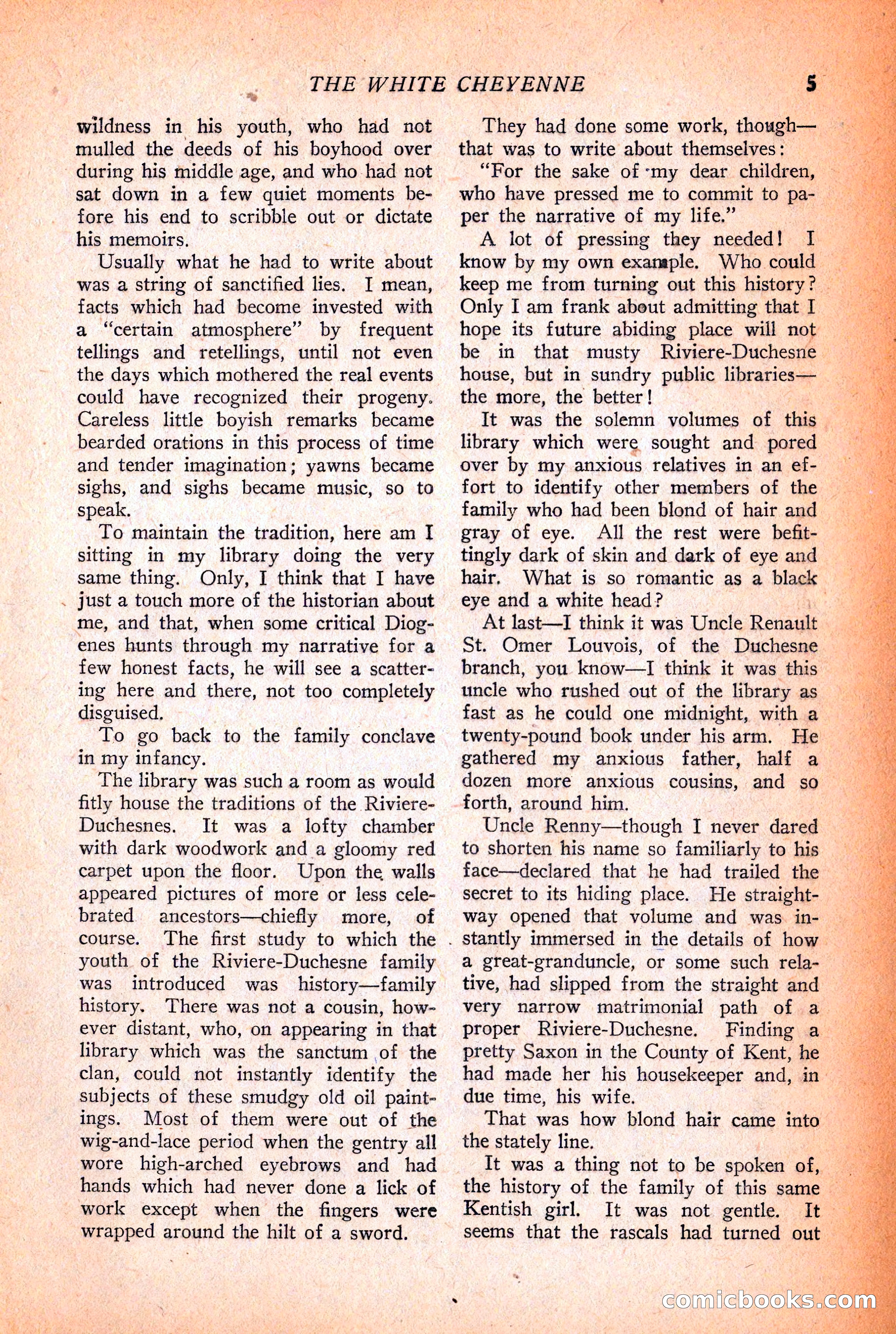 Western Story Magazine, December 12, 1925 — page 7 of 146