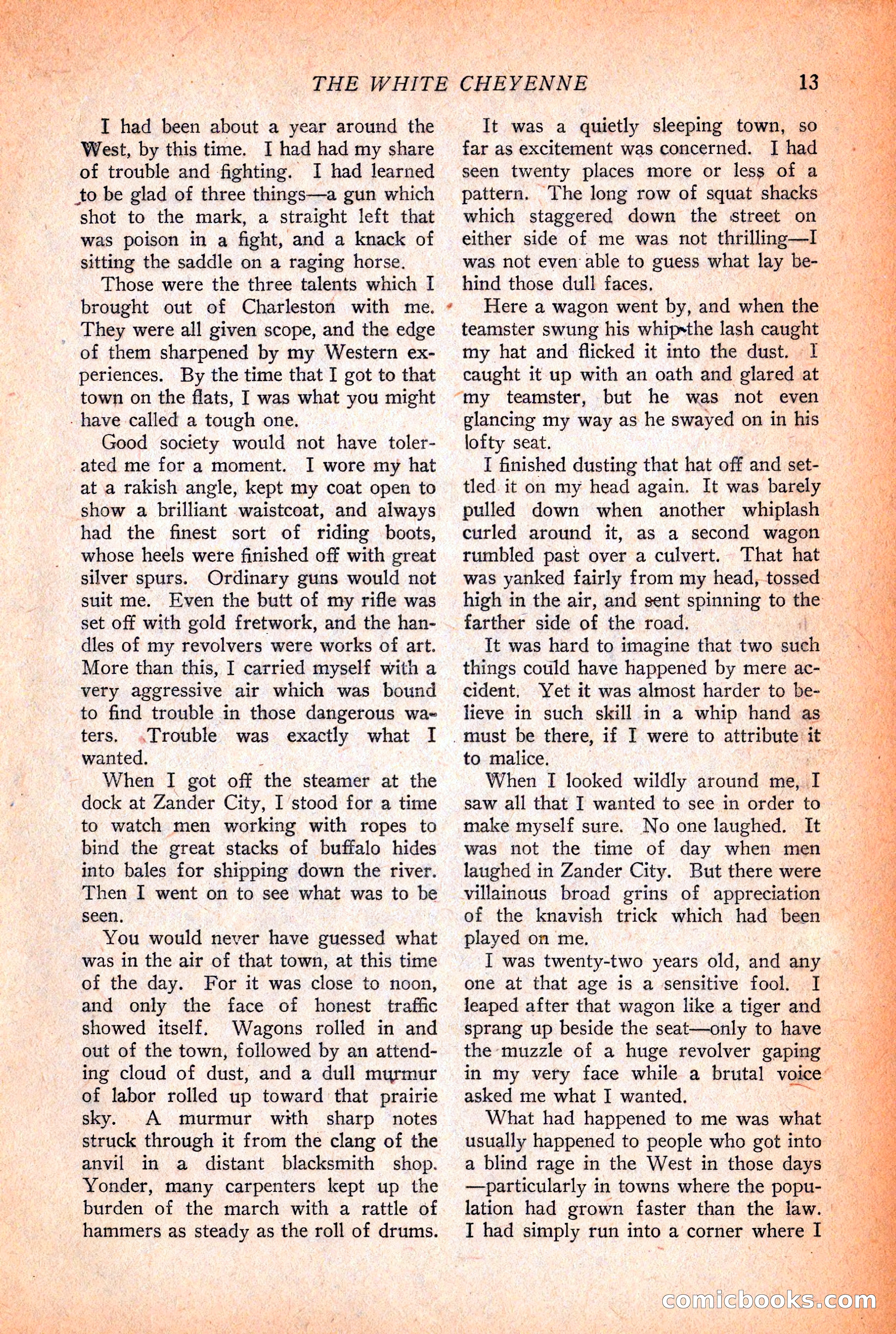 Western Story Magazine, December 12, 1925 — page 15 of 146