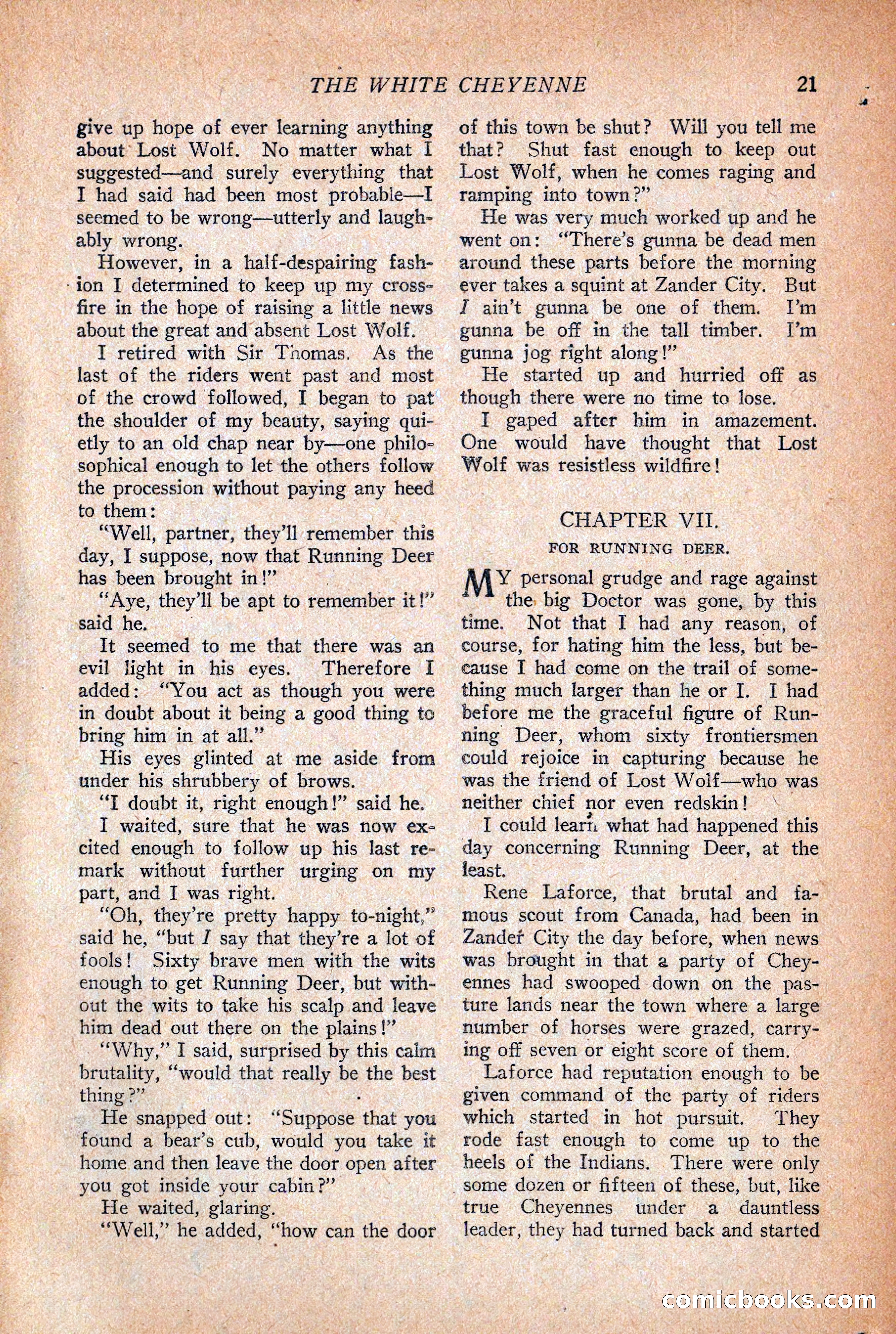 Western Story Magazine, December 12, 1925 — page 23 of 146