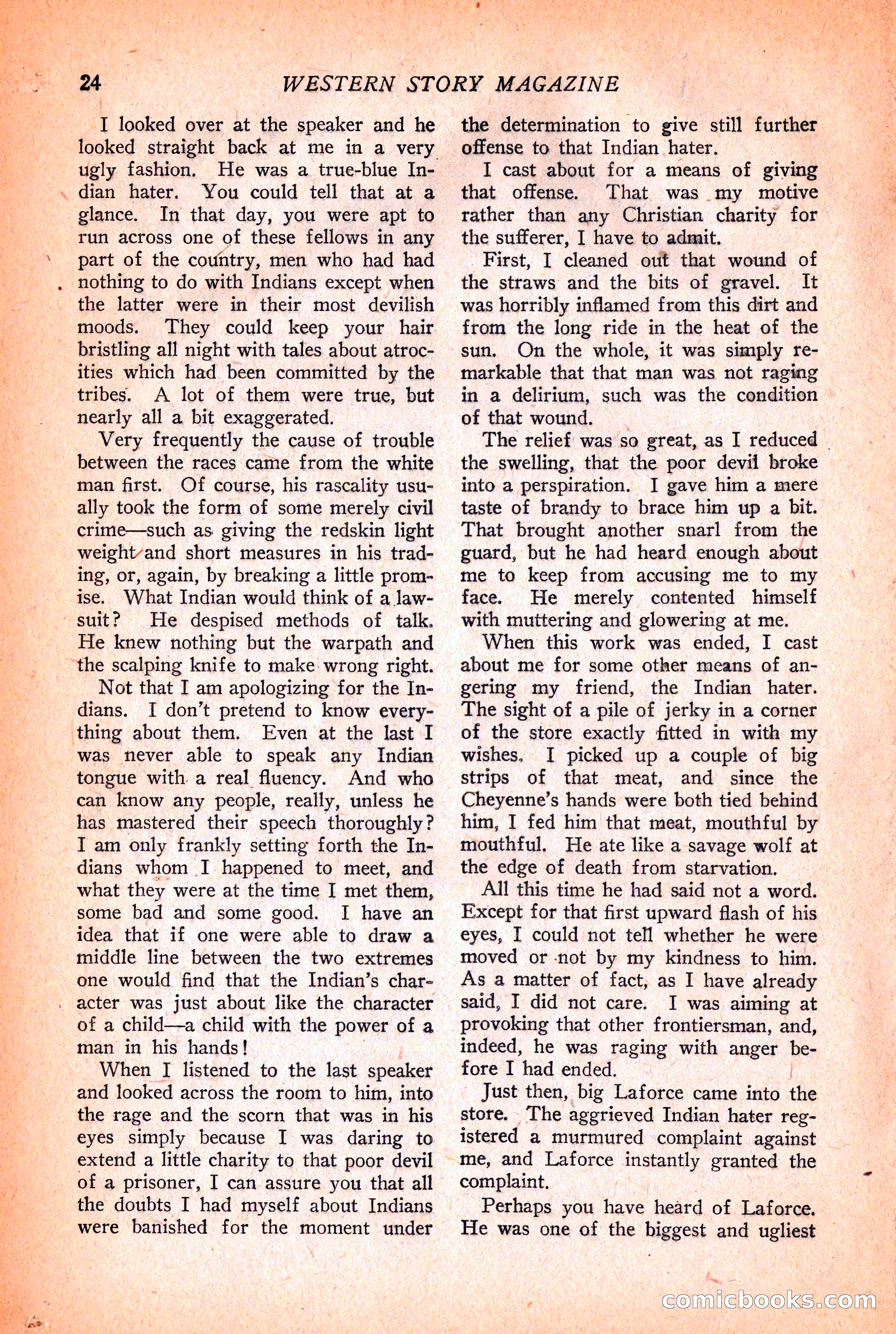 Western Story Magazine, December 12, 1925 — page 26 of 146