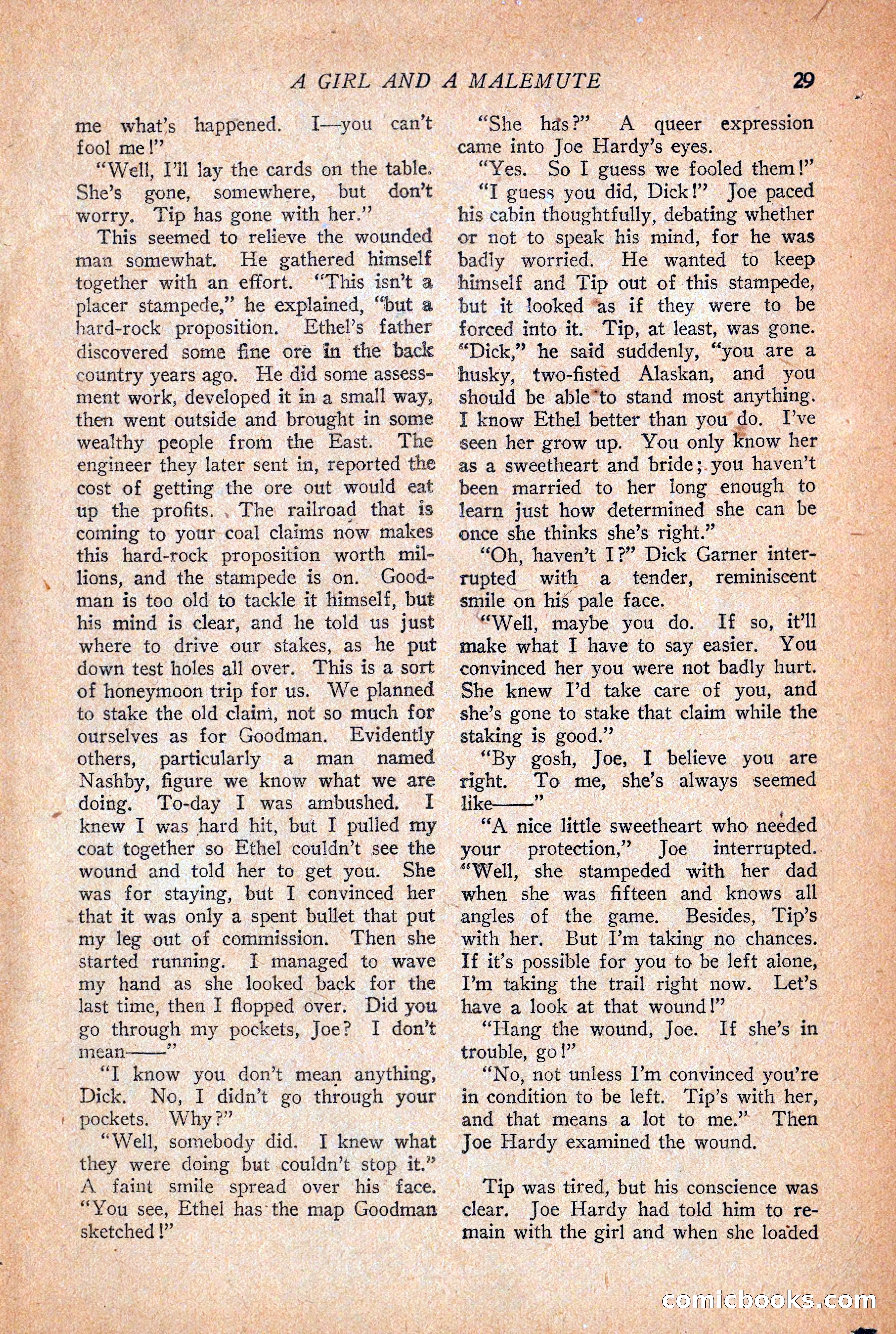 Western Story Magazine, December 12, 1925 — page 31 of 146