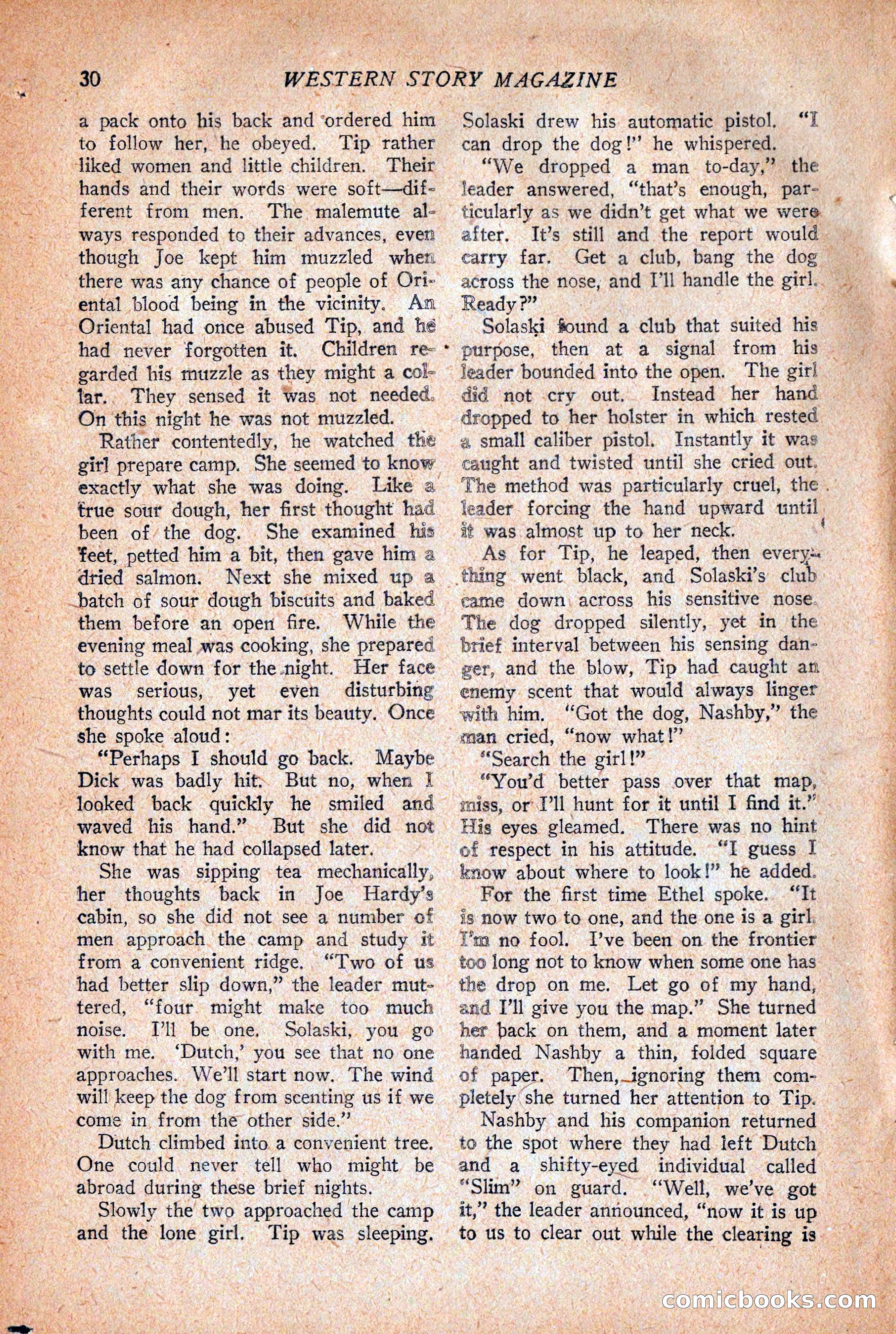 Western Story Magazine, December 12, 1925 — page 32 of 146