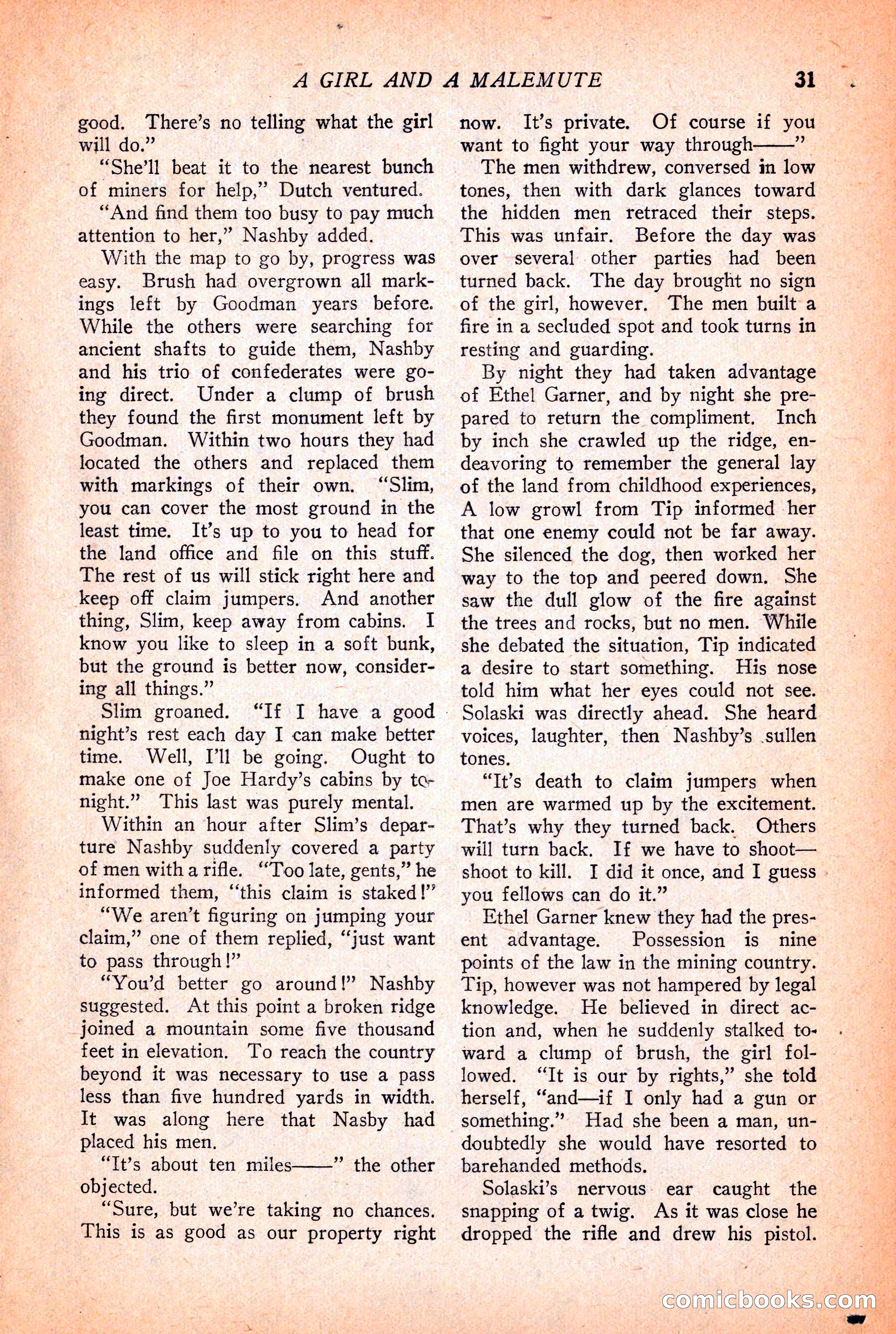 Western Story Magazine, December 12, 1925 — page 33 of 146