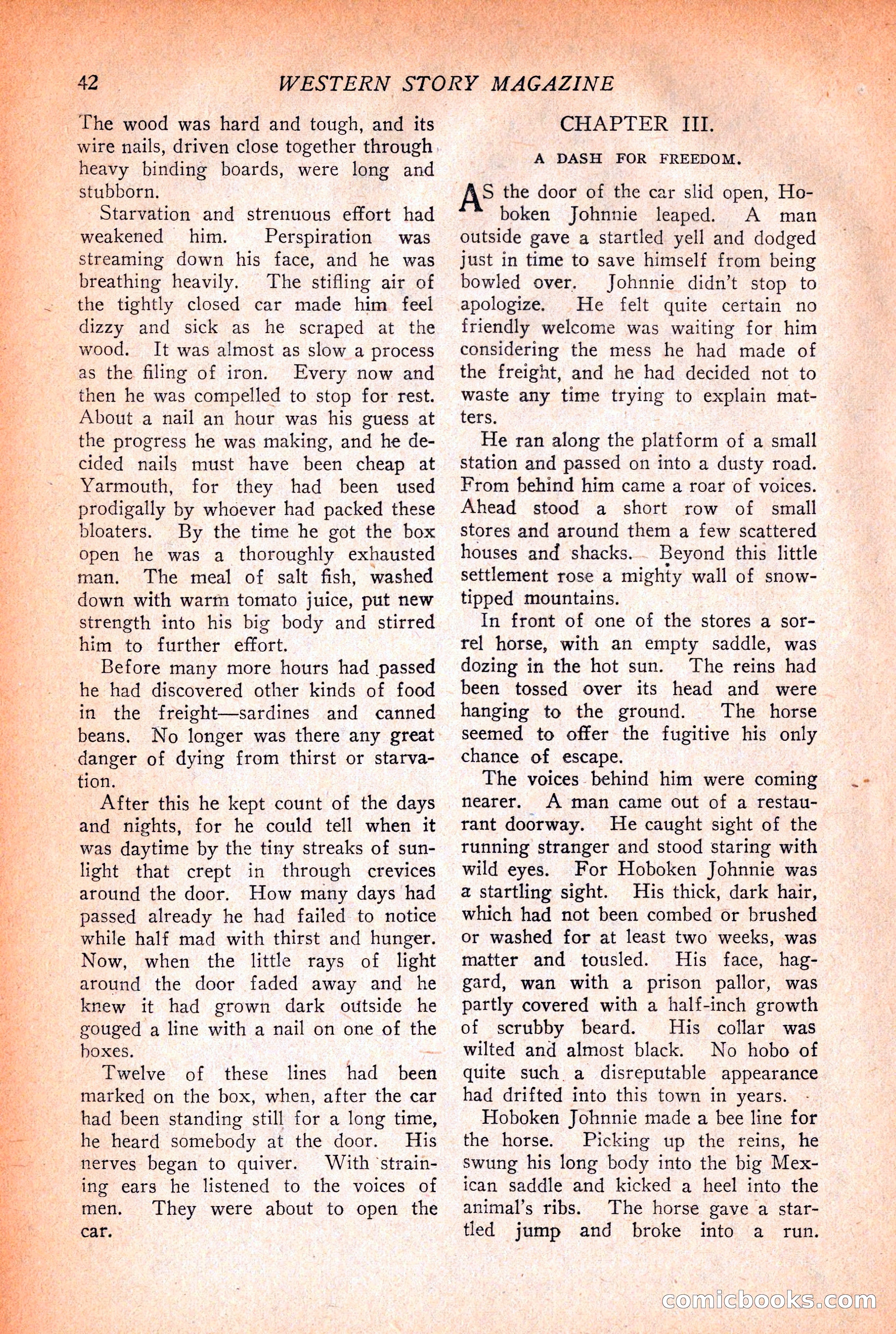 Western Story Magazine, December 12, 1925 — page 44 of 146