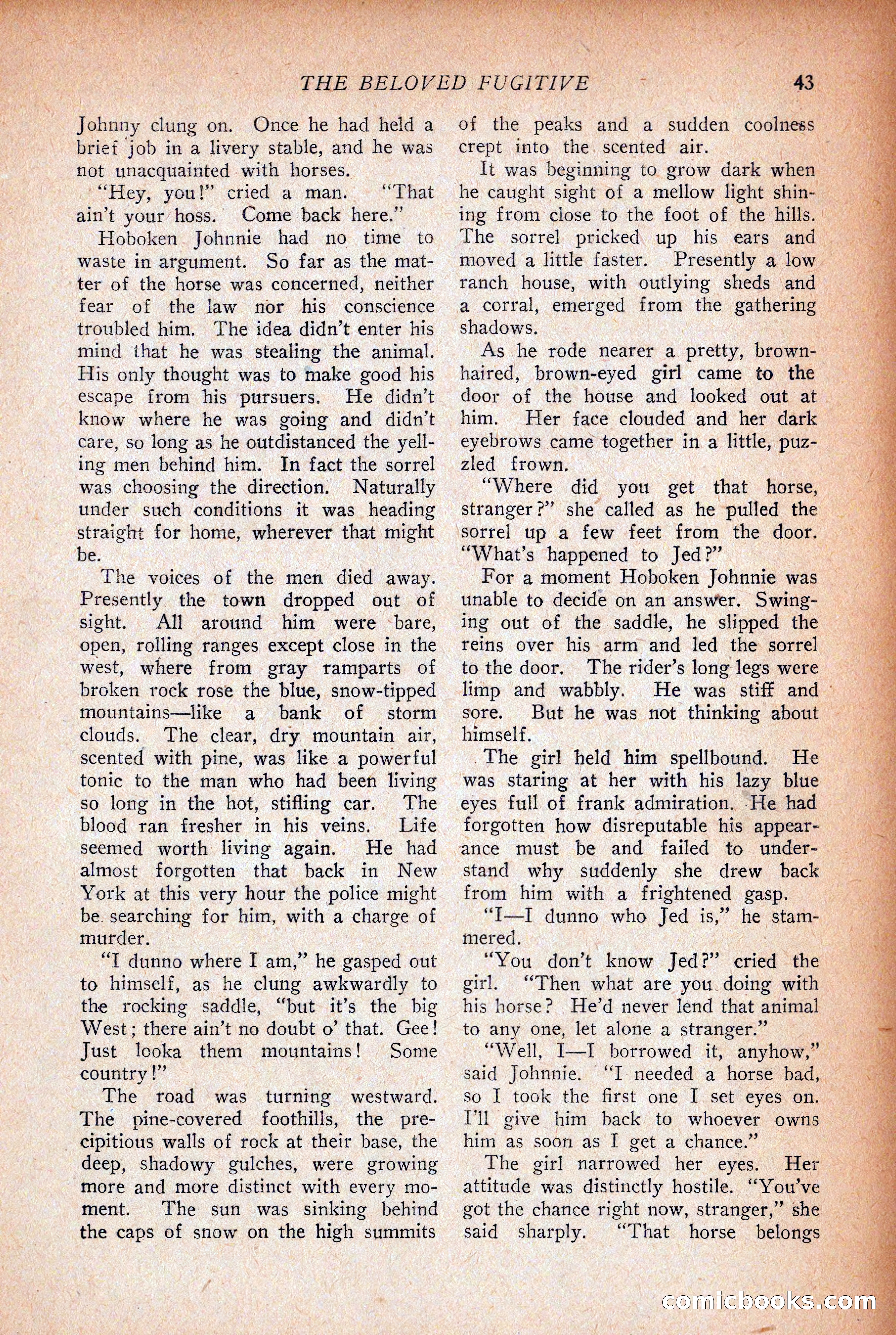 Western Story Magazine, December 12, 1925 — page 45 of 146