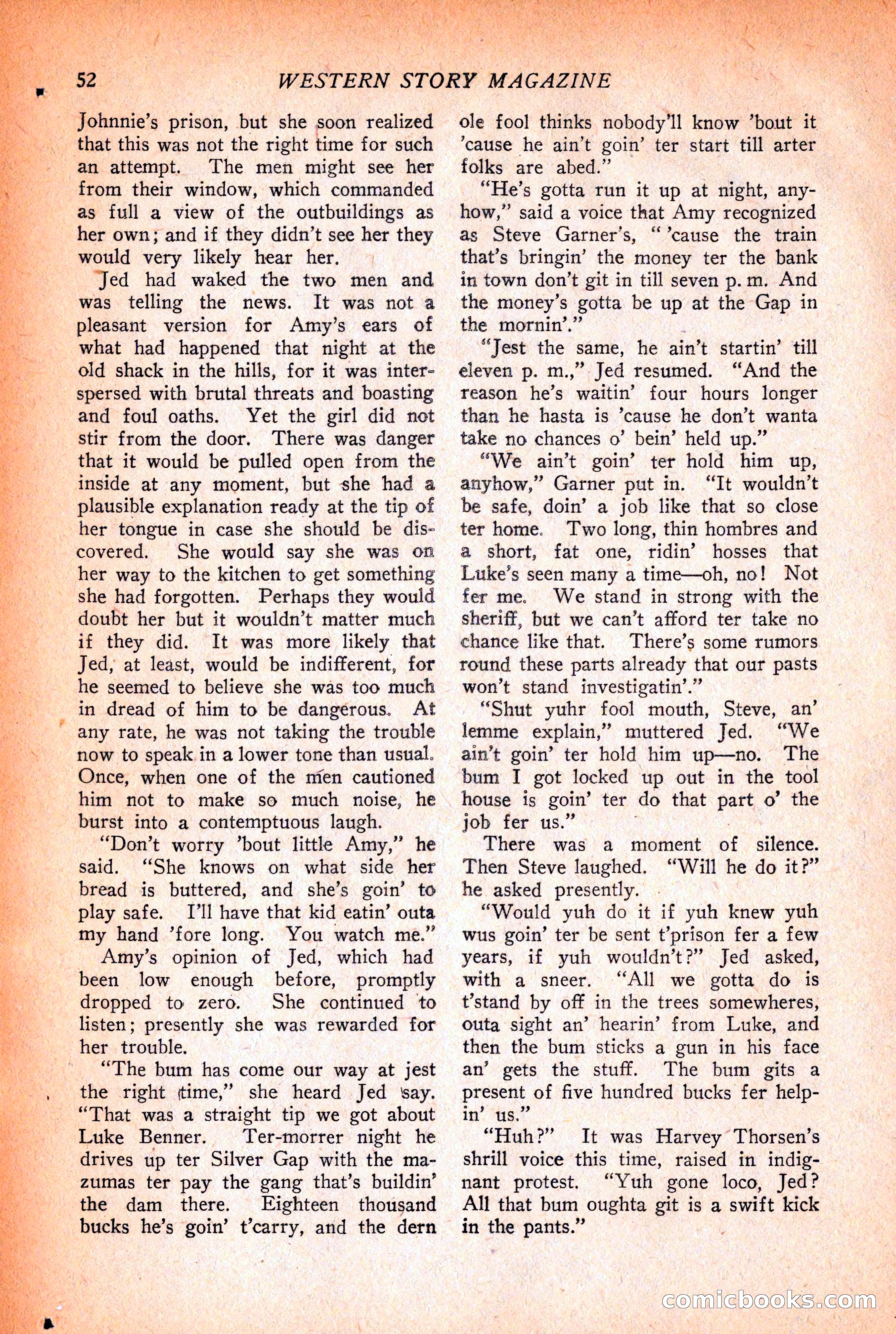 Western Story Magazine, December 12, 1925 — page 54 of 146