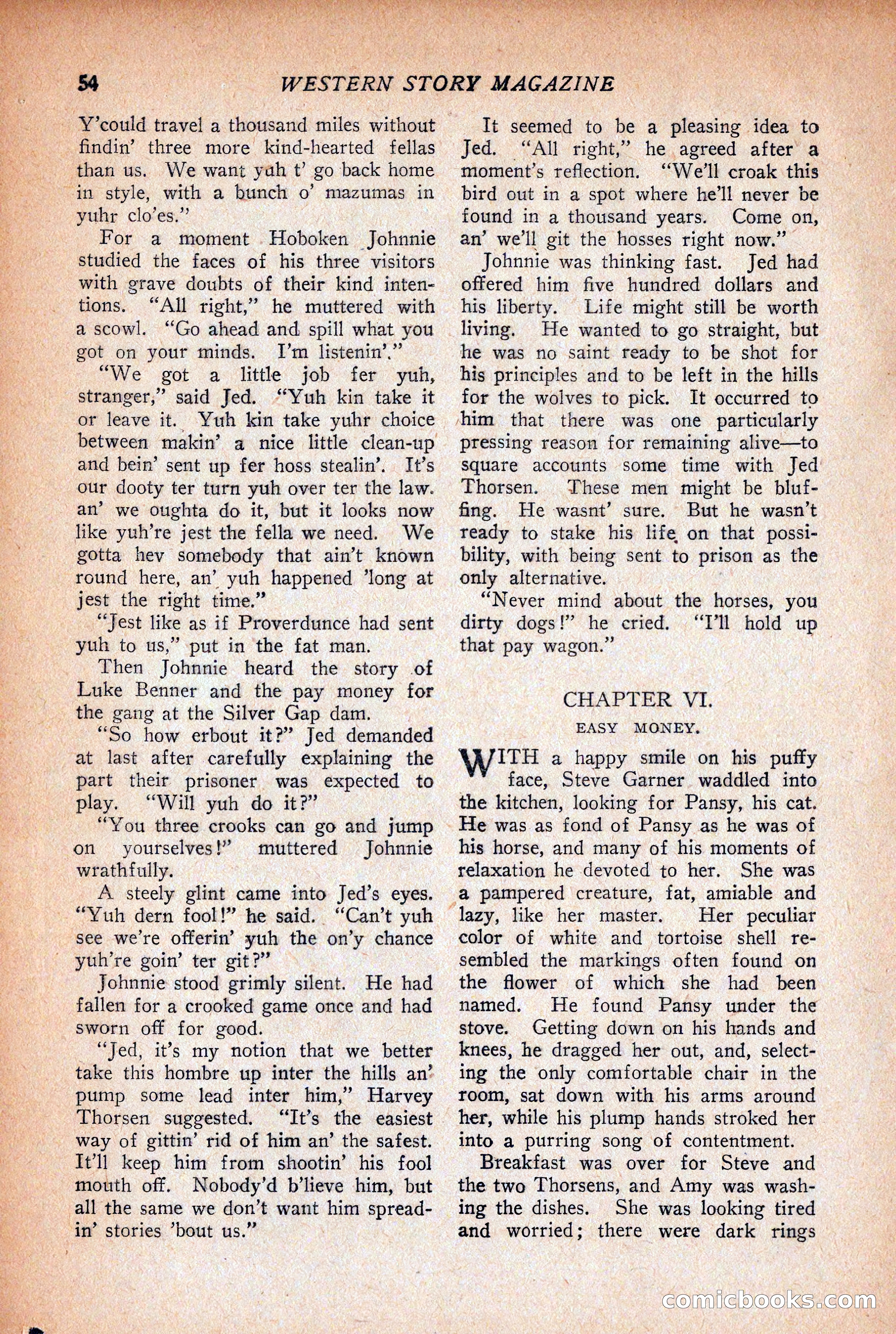 Western Story Magazine, December 12, 1925 — page 56 of 146