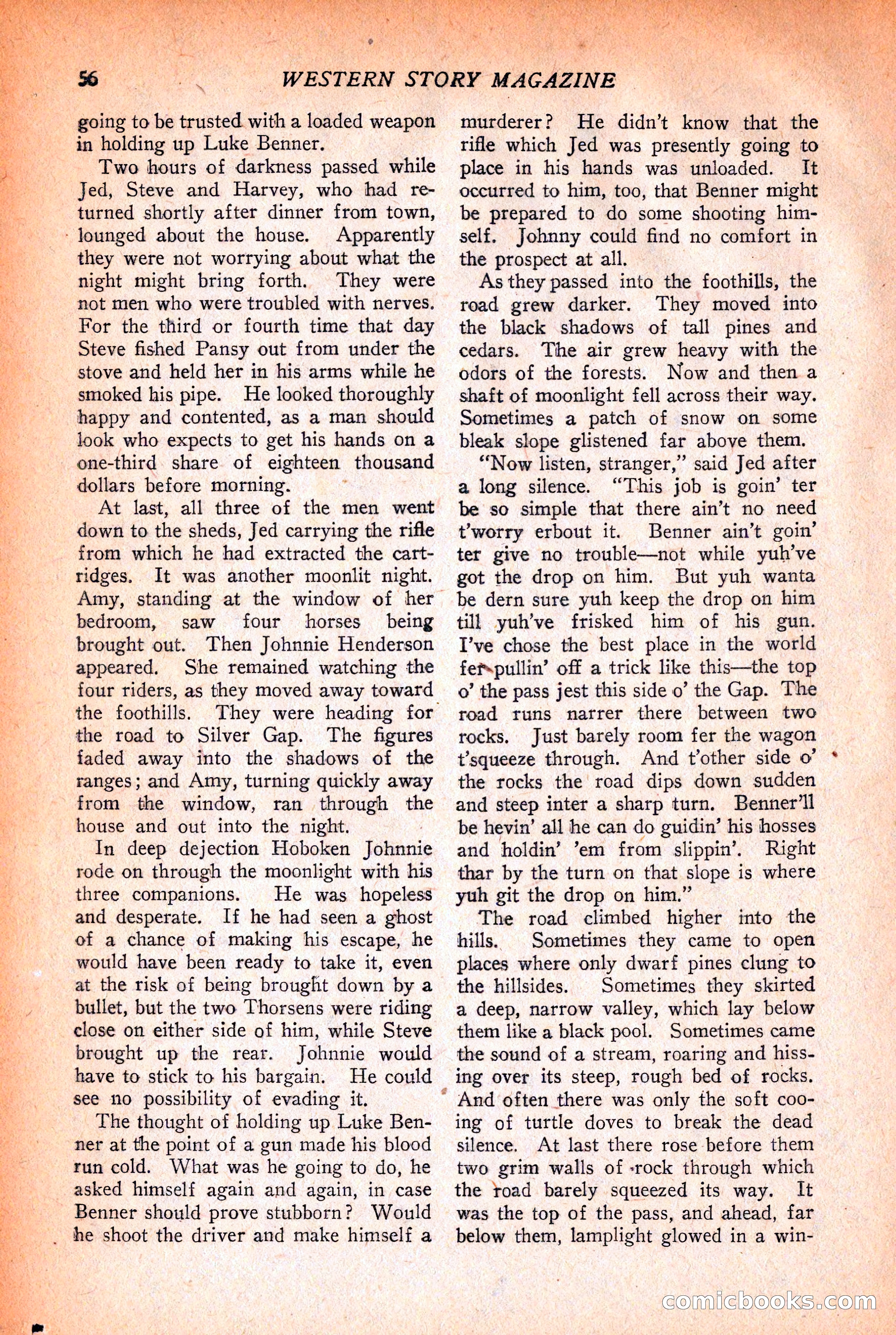 Western Story Magazine, December 12, 1925 — page 58 of 146