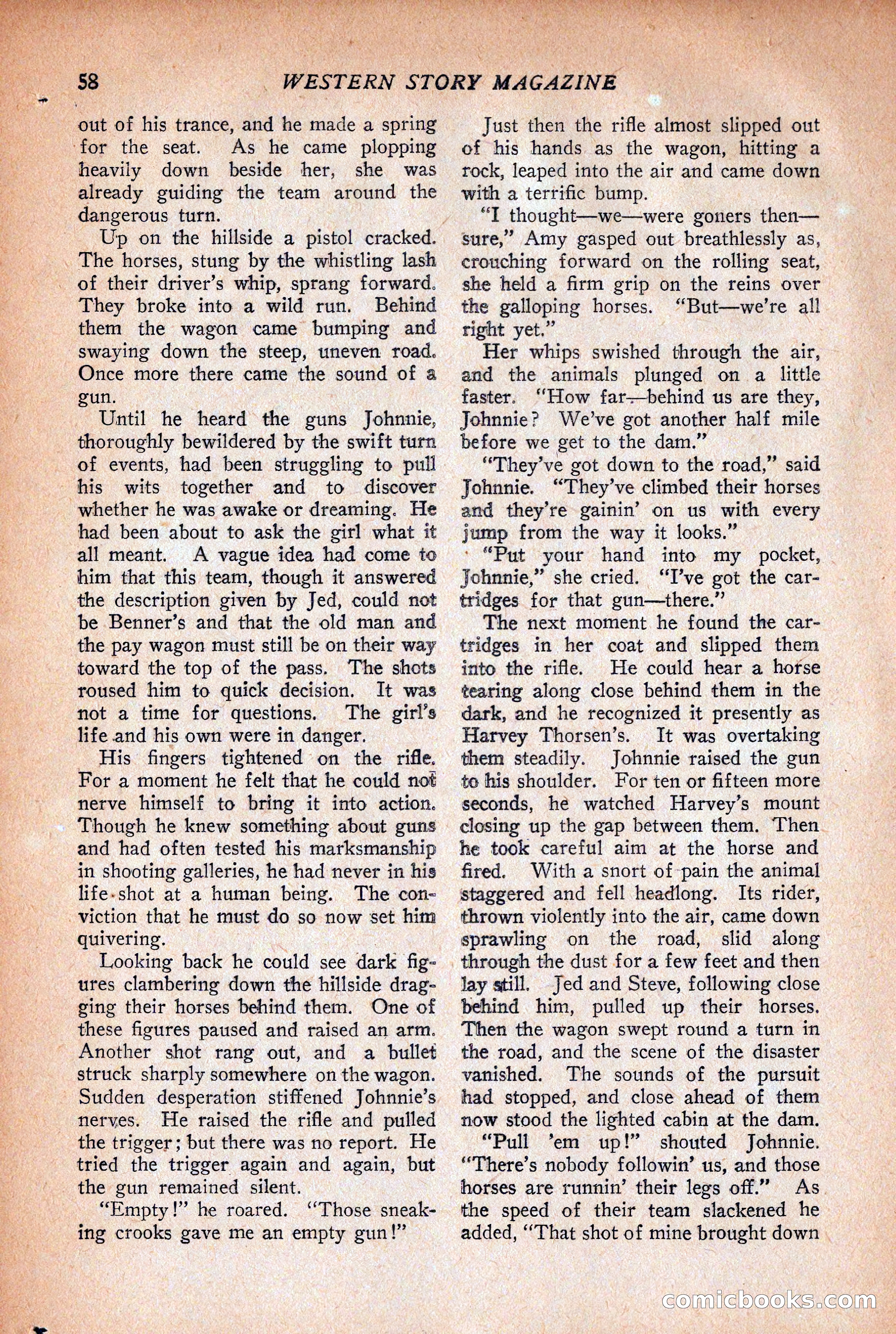 Western Story Magazine, December 12, 1925 — page 60 of 146