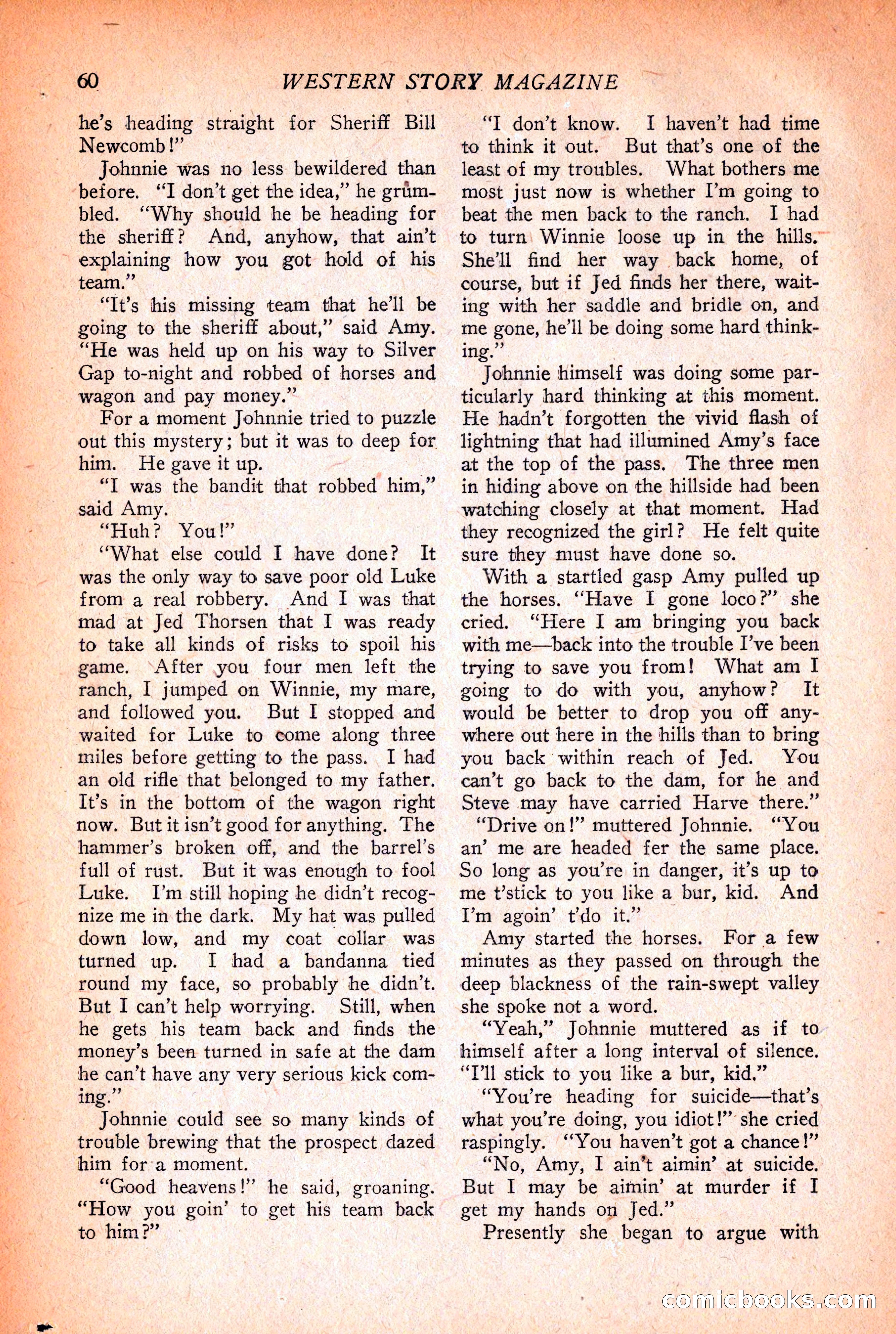 Western Story Magazine, December 12, 1925 — page 62 of 146