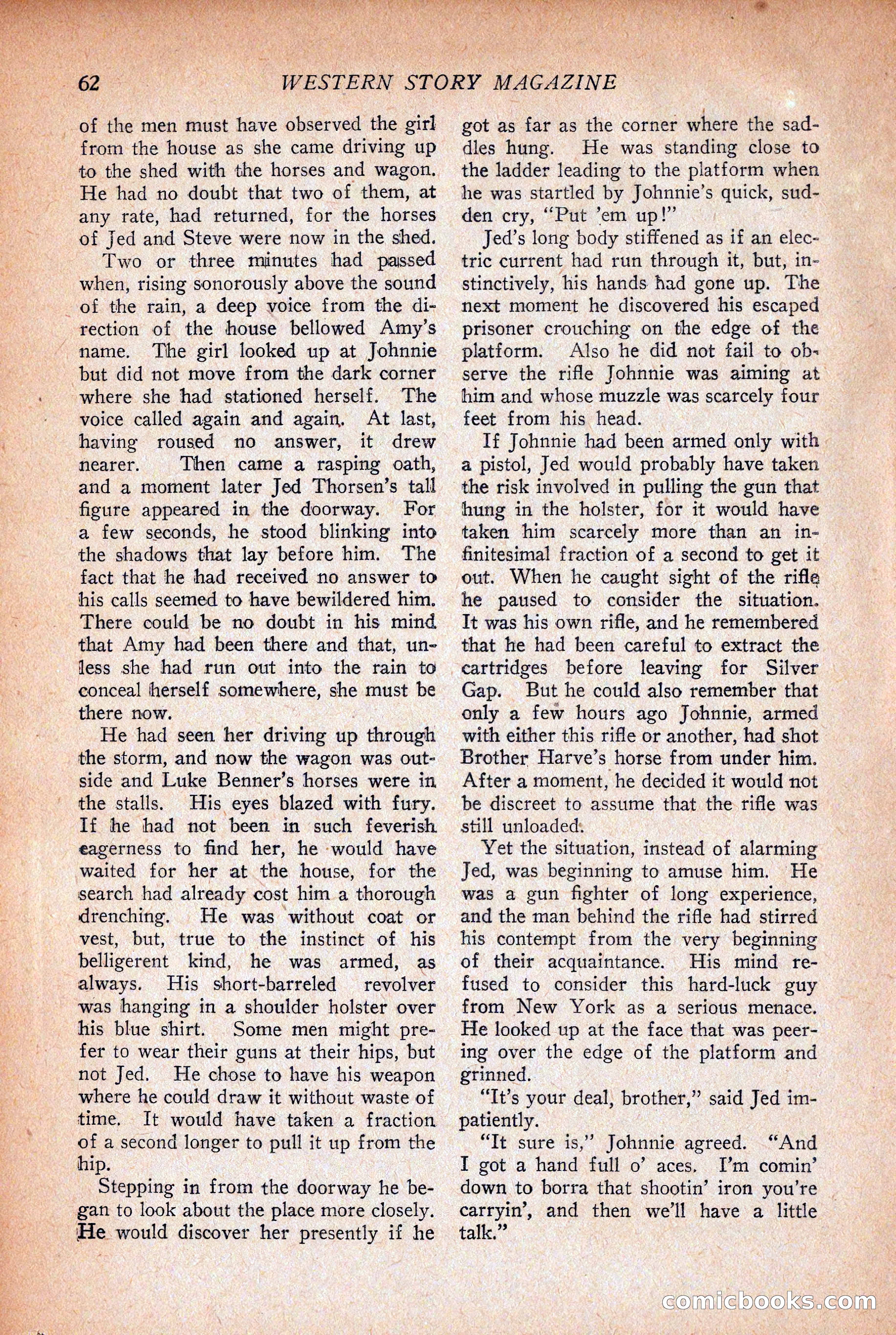 Western Story Magazine, December 12, 1925 — page 64 of 146