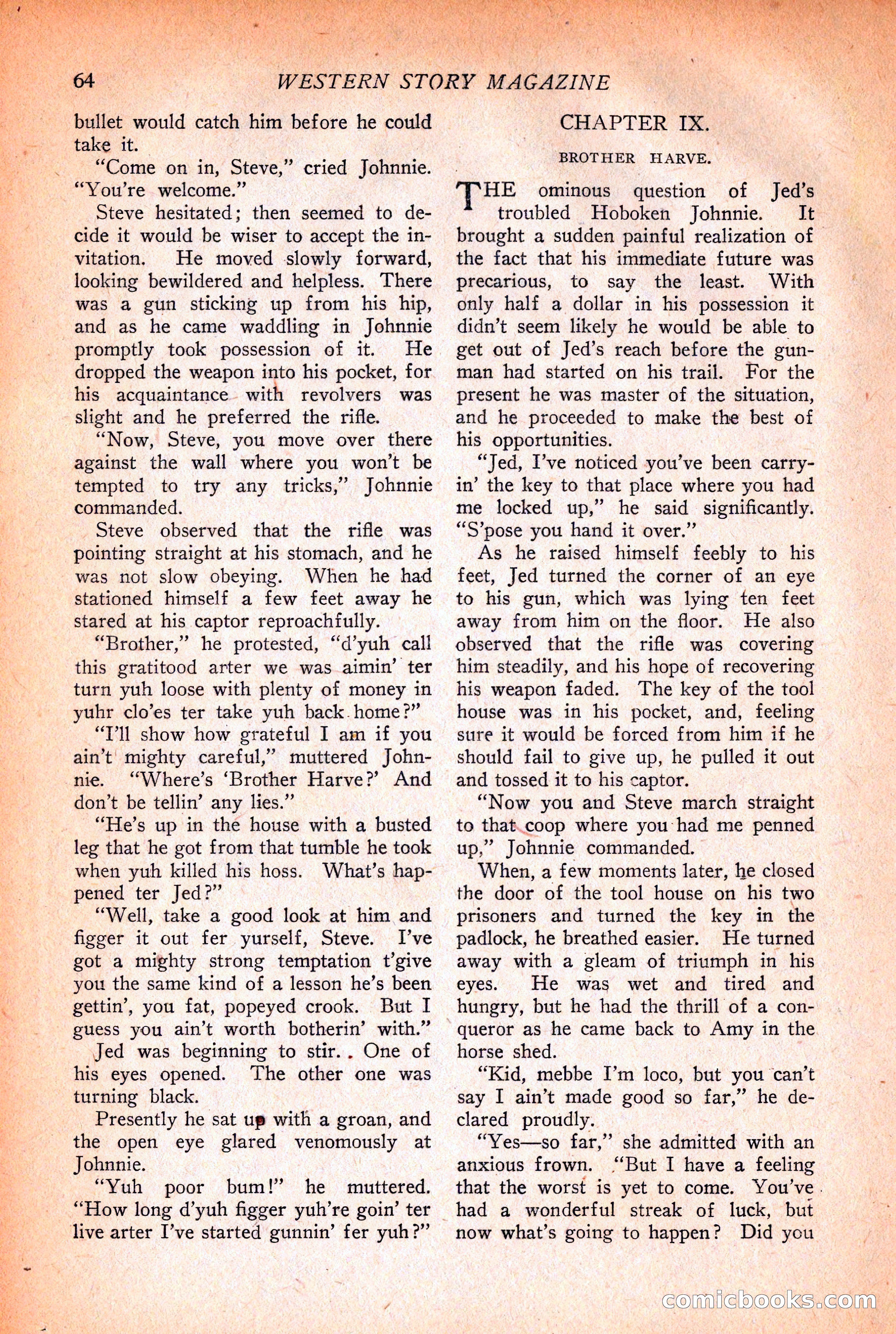 Western Story Magazine, December 12, 1925 — page 66 of 146