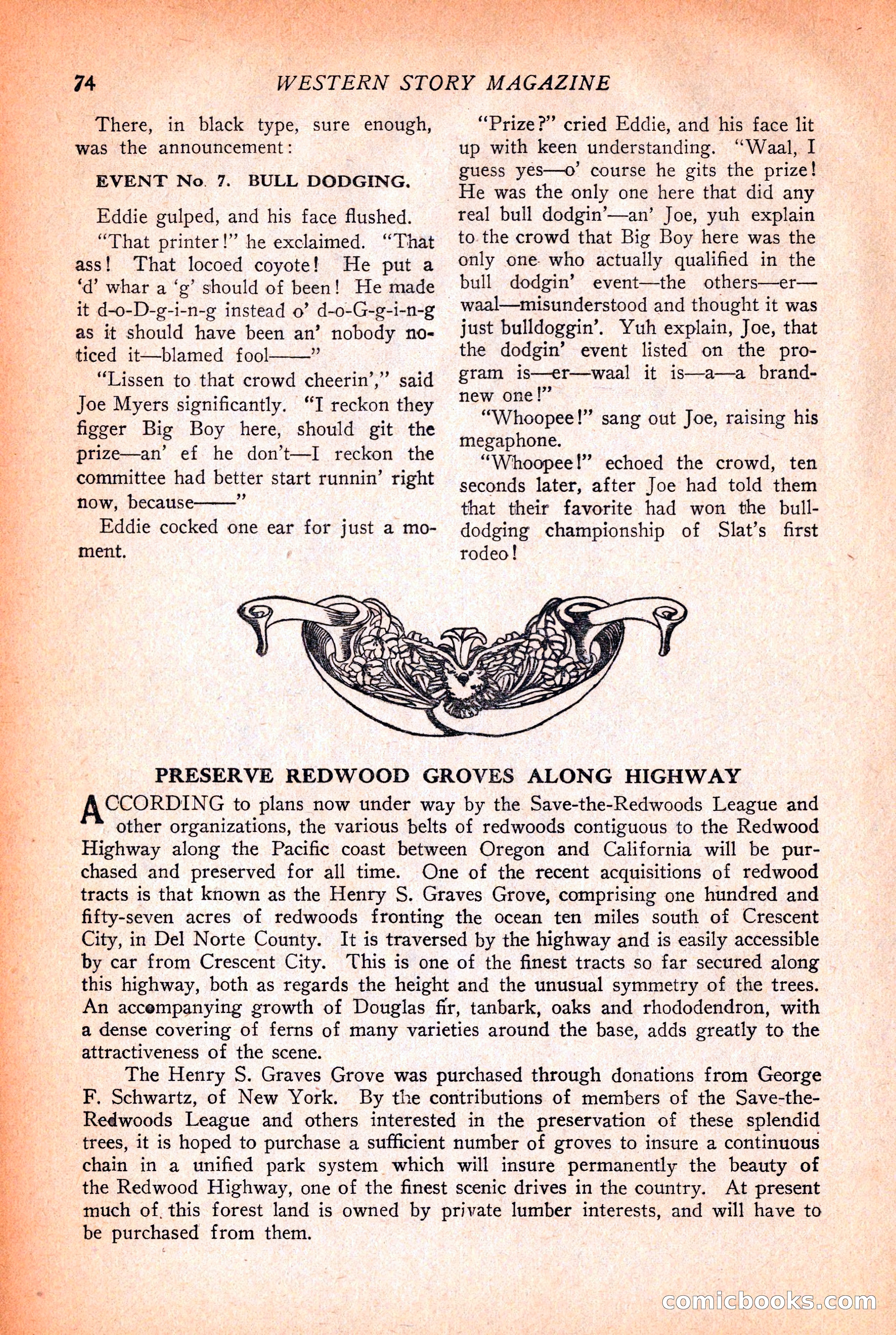 Western Story Magazine, December 12, 1925 — page 76 of 146